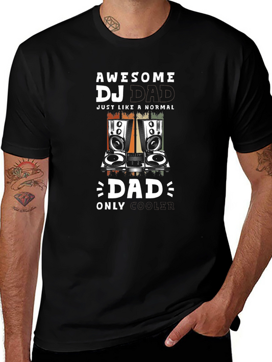 Awesome DJ Dad Graphic T-Shirt