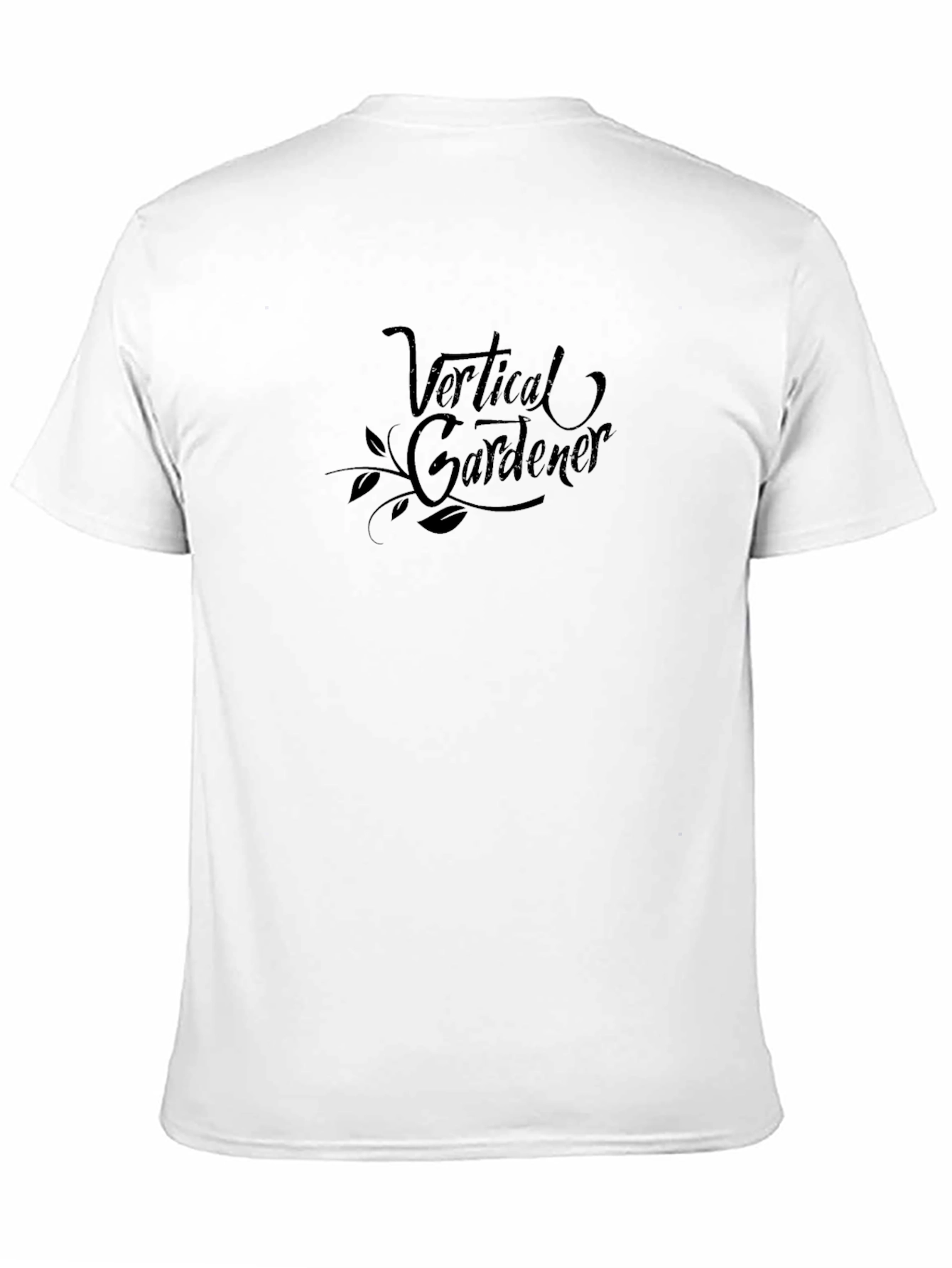 Vertical Gardener Graphic Tee - Black Cotton Blend