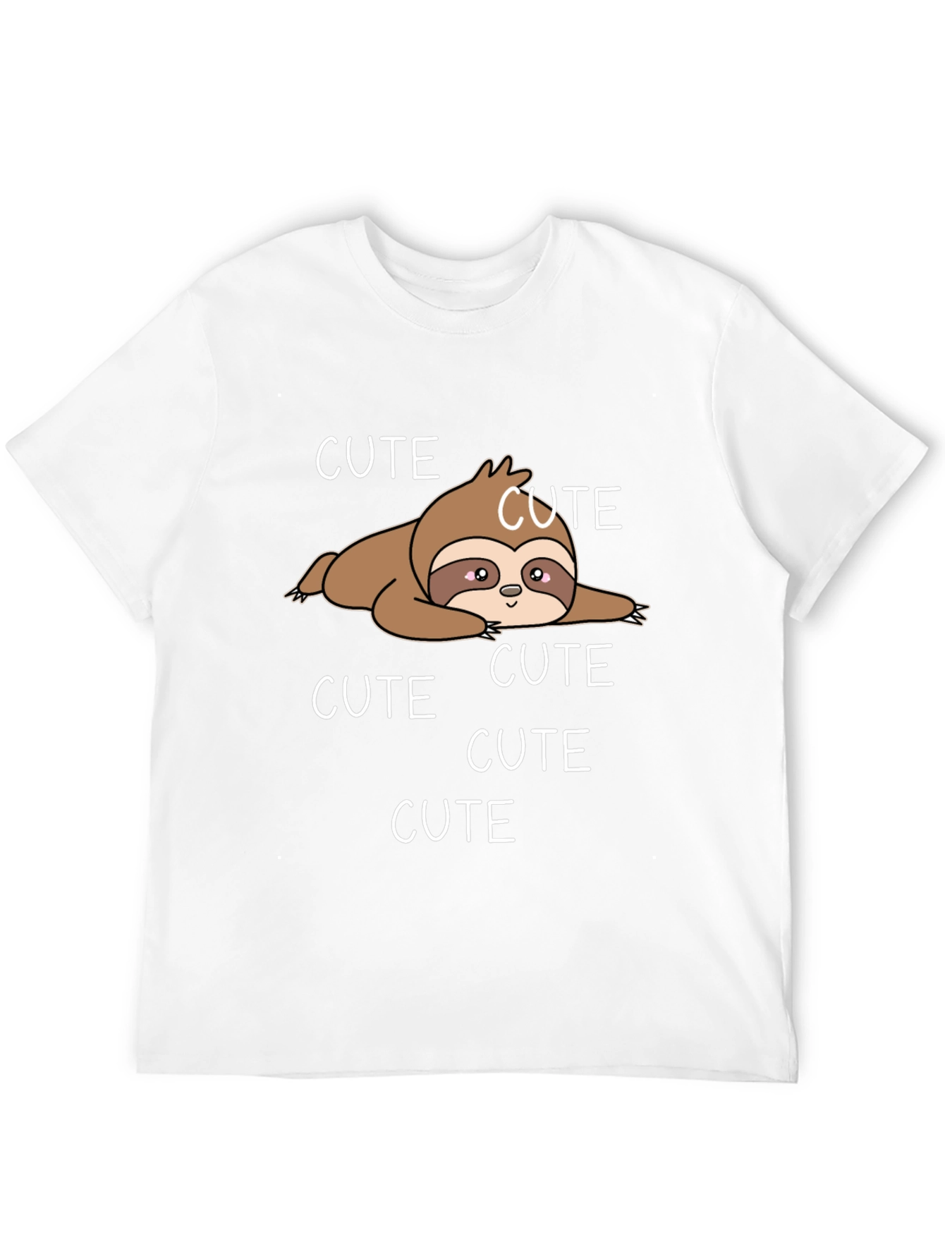 Cute Sloth T-Shirt - Casual Graphic Tee