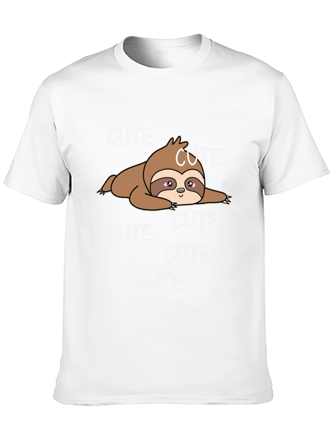 Cute Sloth T-Shirt - Casual Graphic Tee