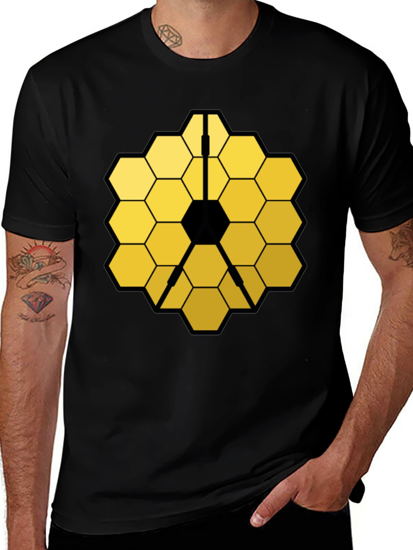 James Webb Telescope T-Shirt - Black