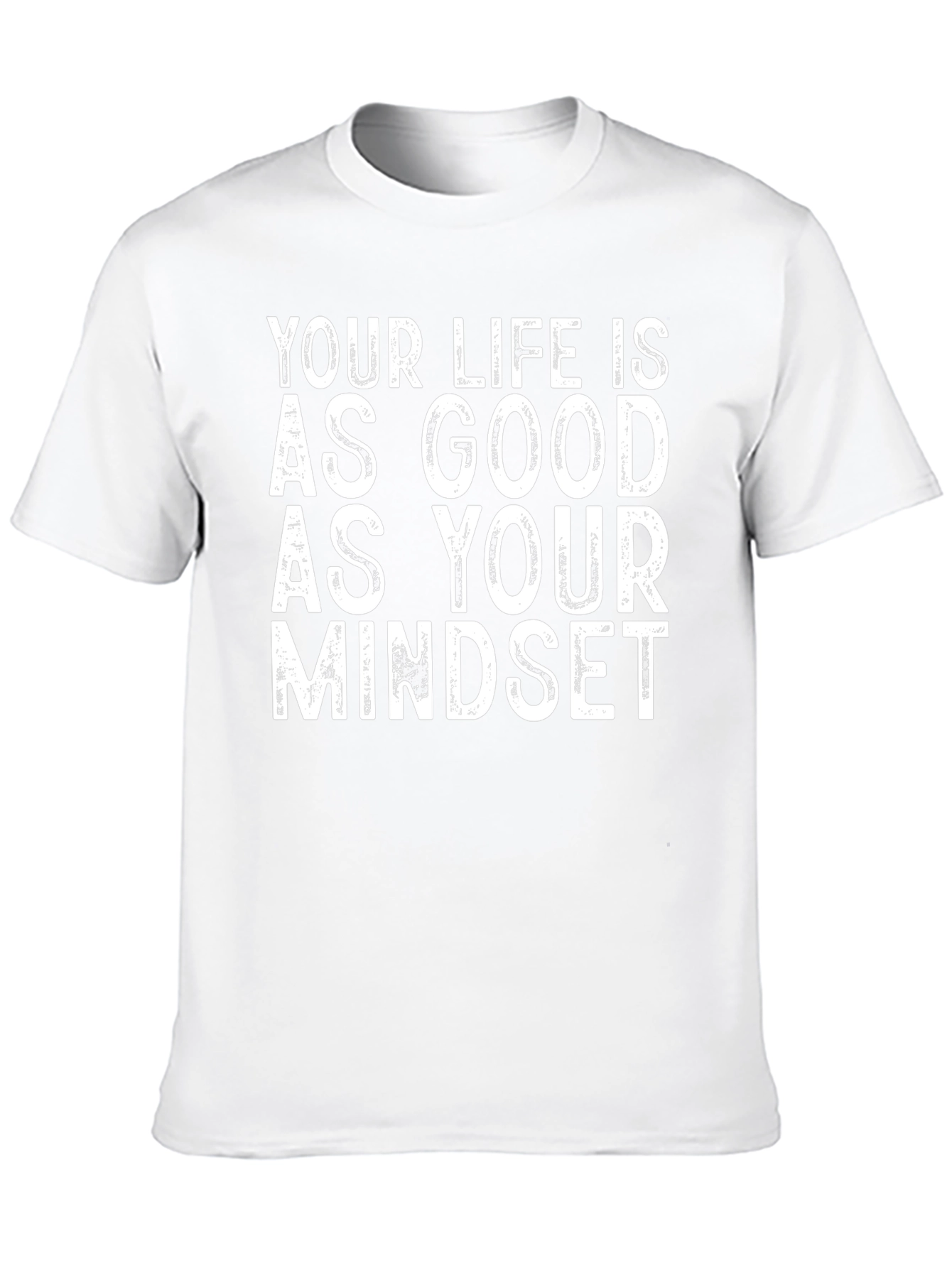 Inspirational Mindset Graphic Tee - Black