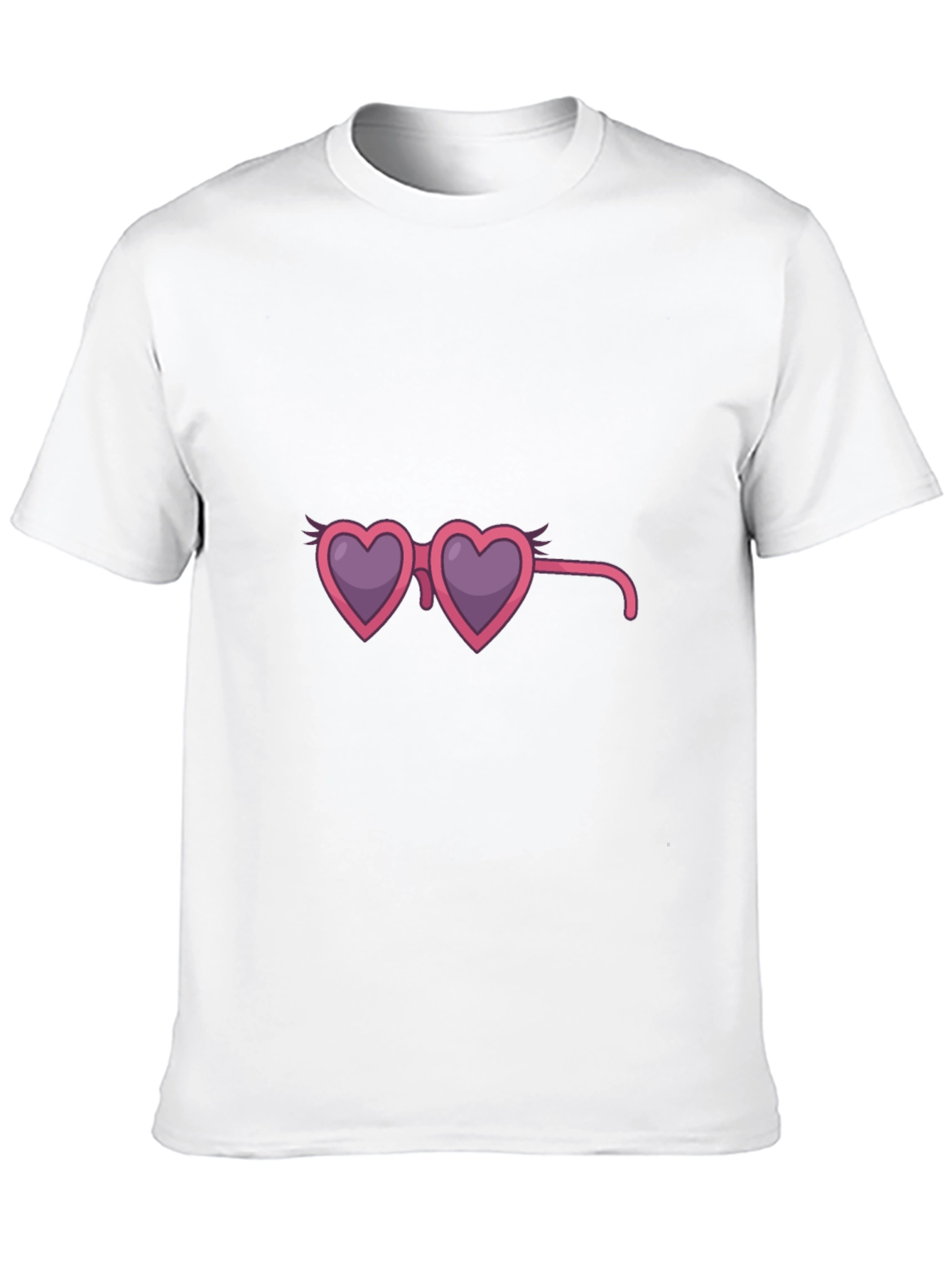 Heart Glasses Graphic Tee - Stylish Comfort