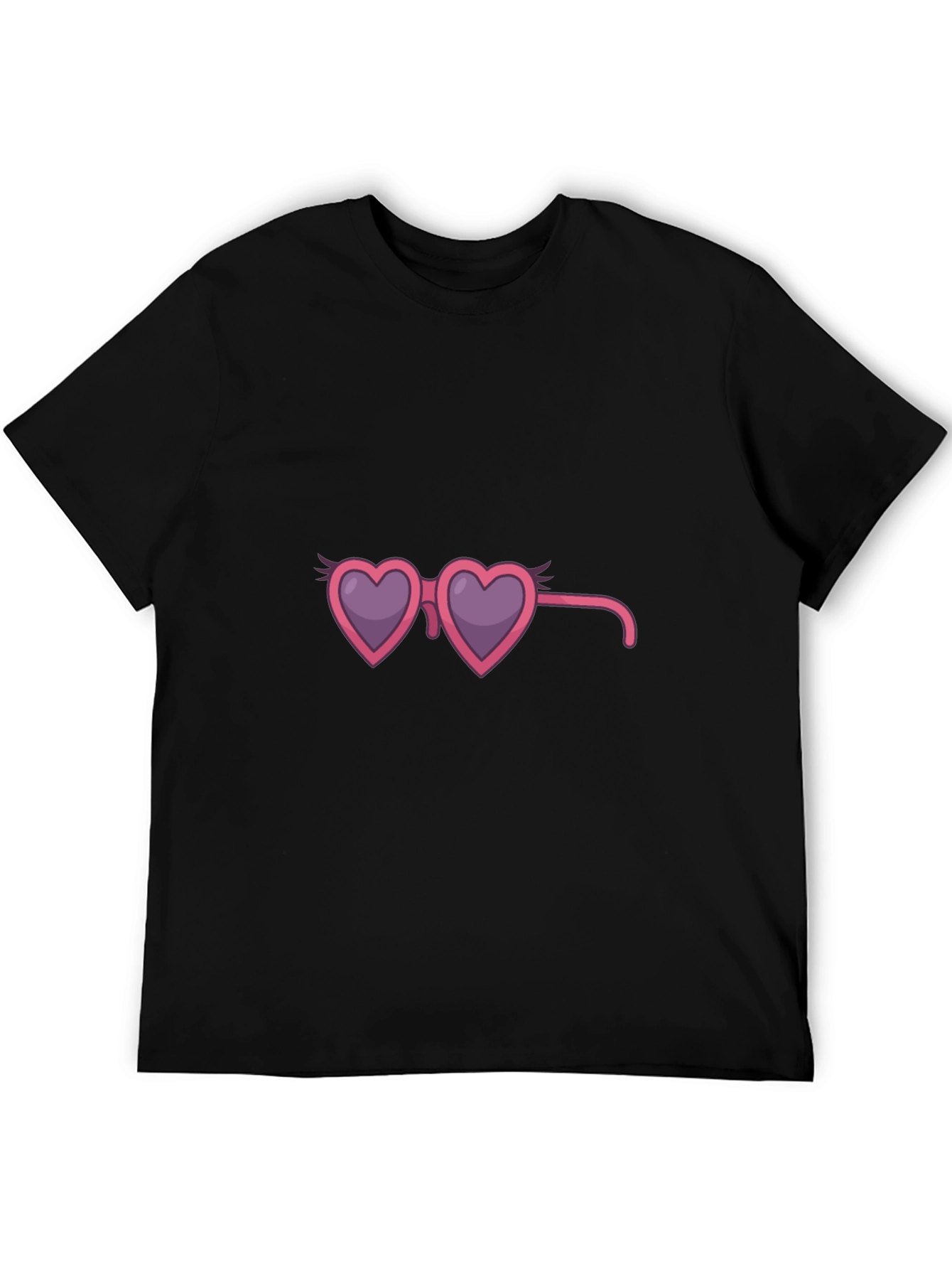 Heart Glasses Graphic Tee - Stylish Comfort