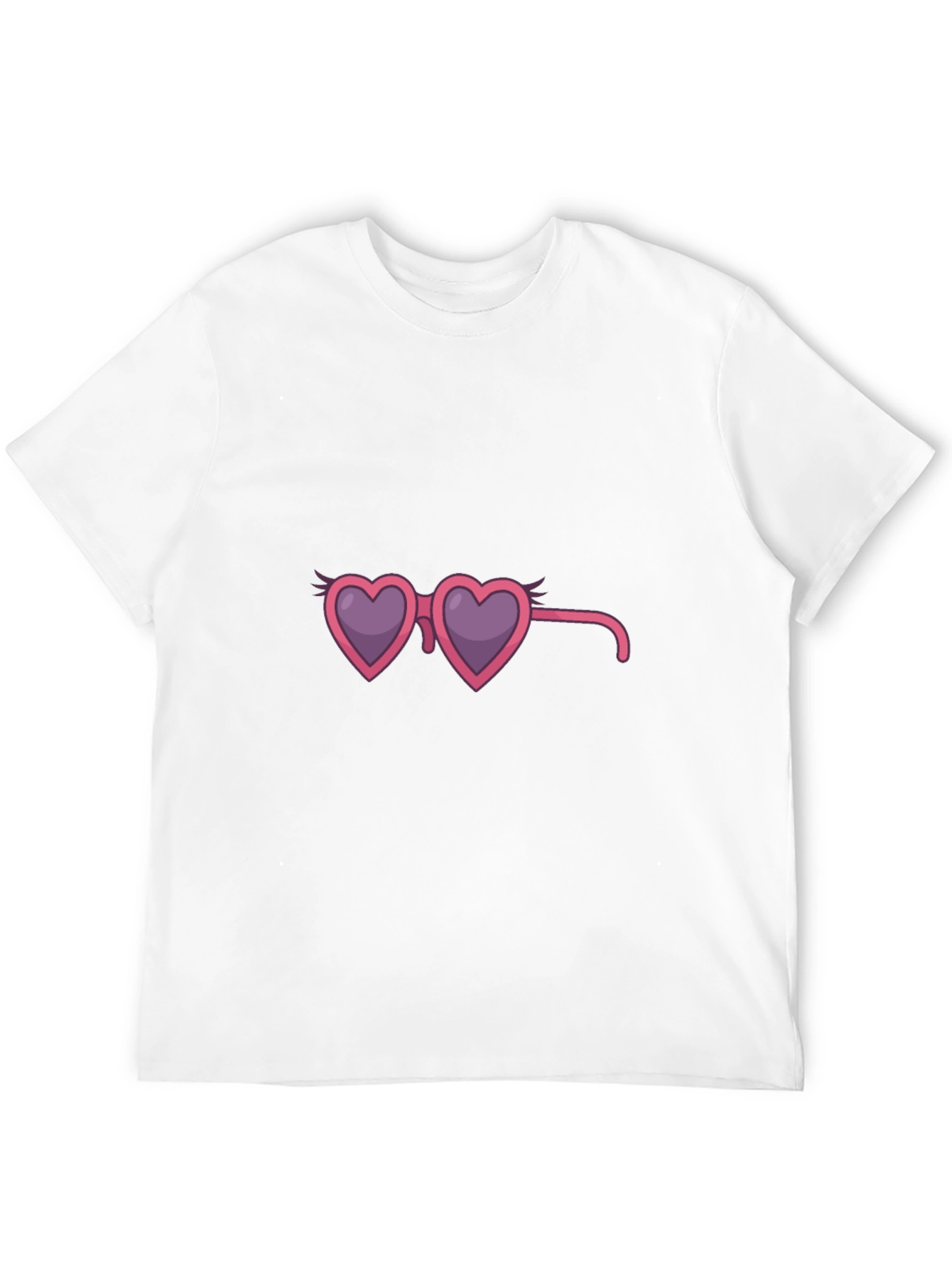 Heart Glasses Graphic Tee - Stylish Comfort
