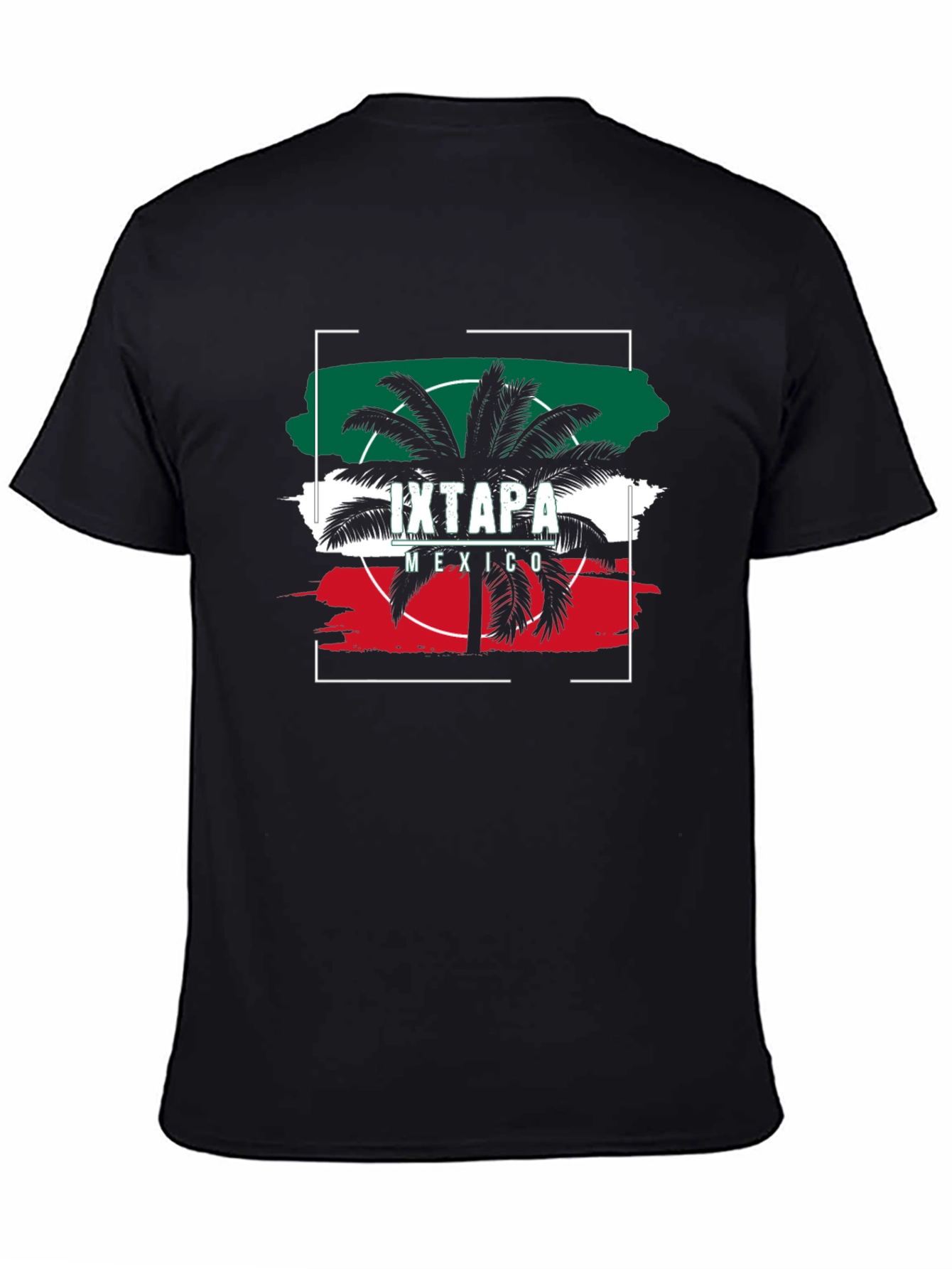 Ixtapa Mexico Palm Tree Graphic T-Shirt