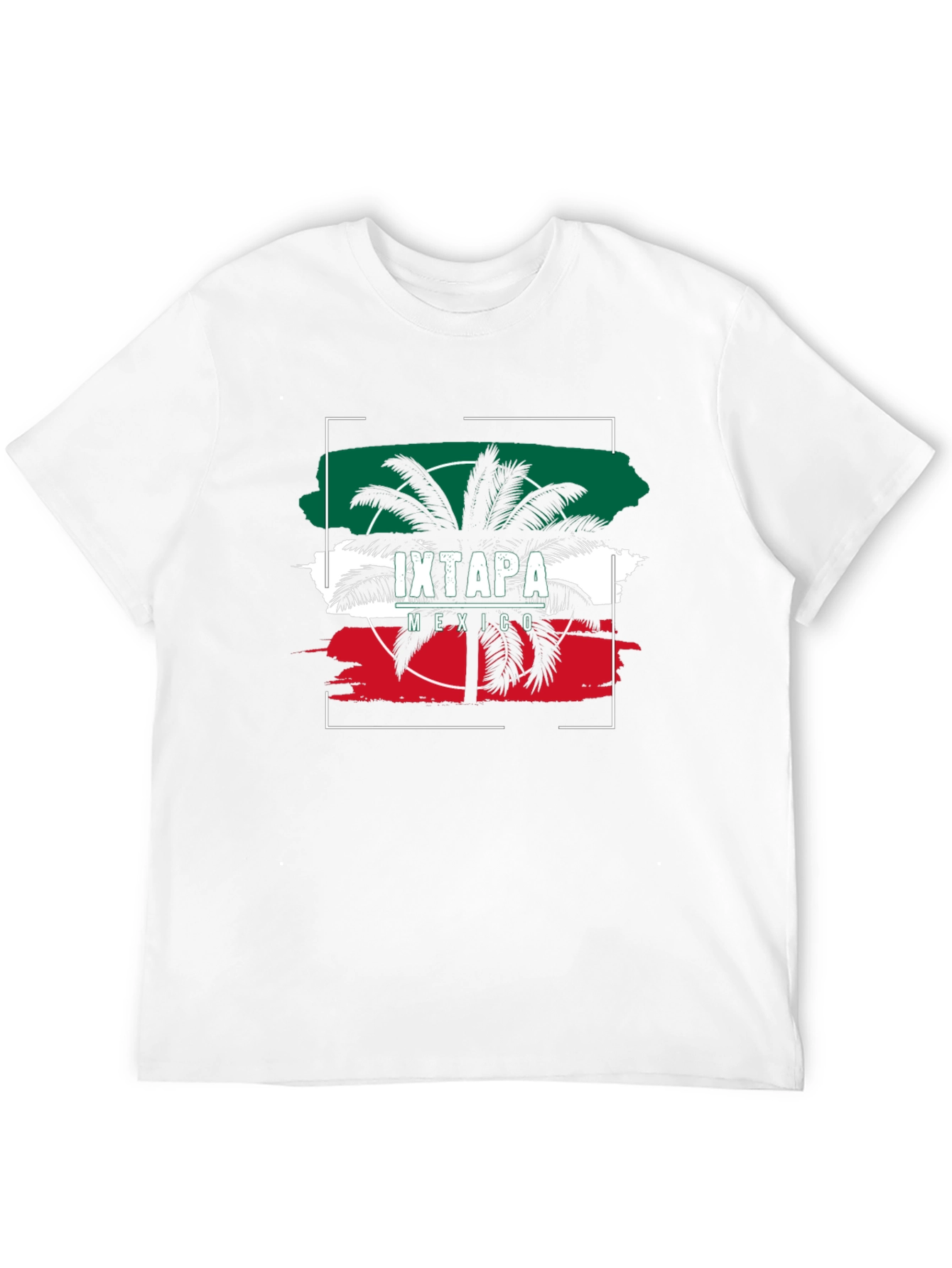 Ixtapa Mexico Palm Tree Graphic T-Shirt