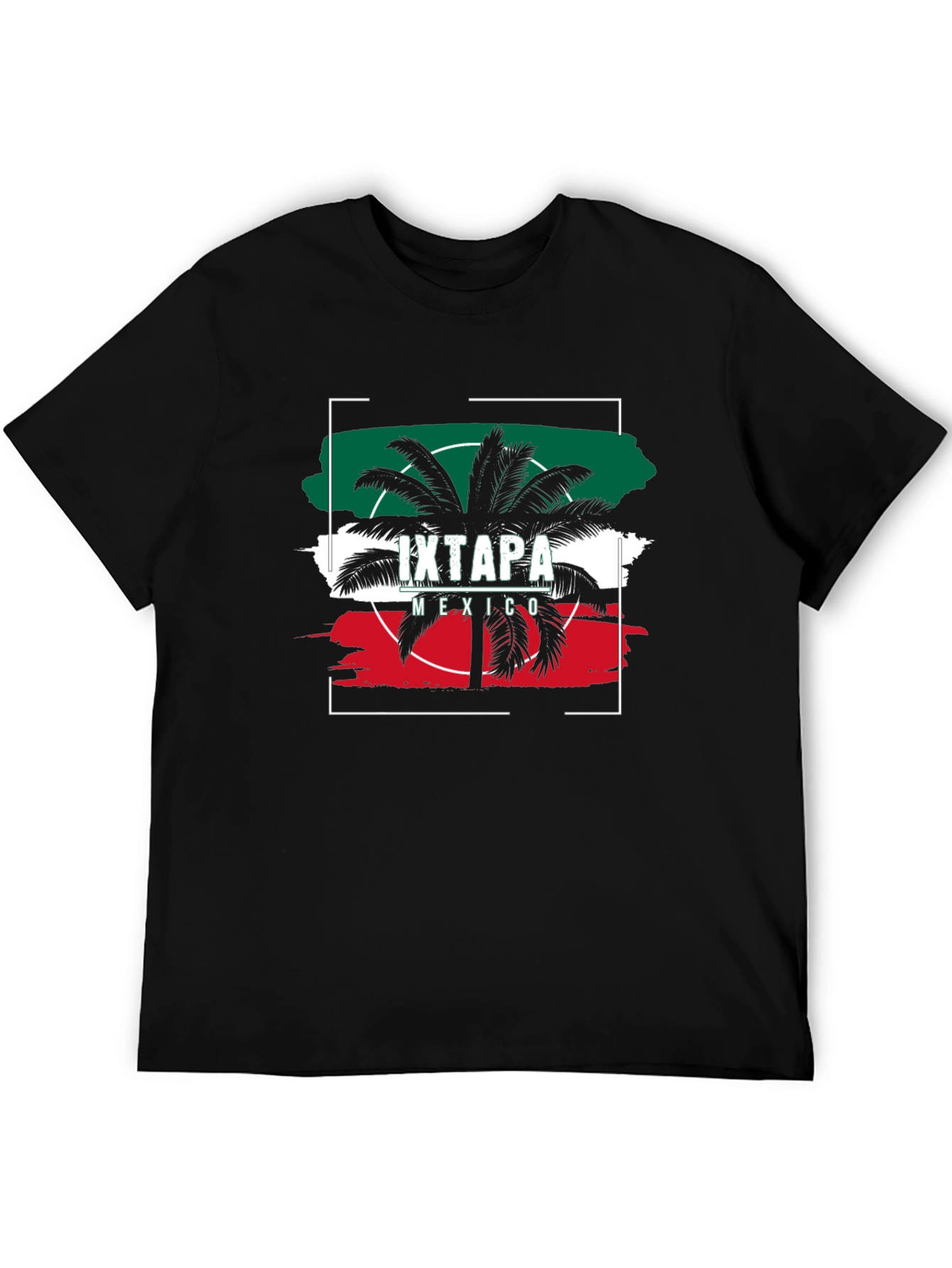 Ixtapa Mexico Palm Tree Graphic T-Shirt