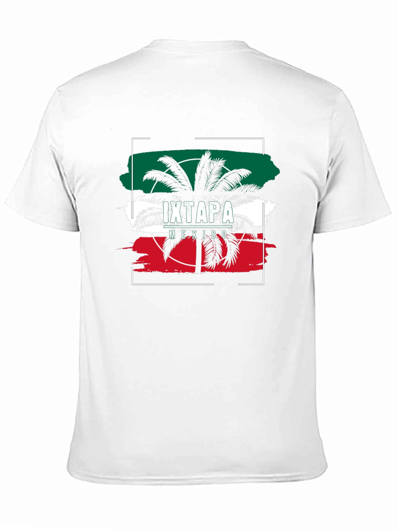 Ixtapa Mexico Palm Tree Graphic T-Shirt