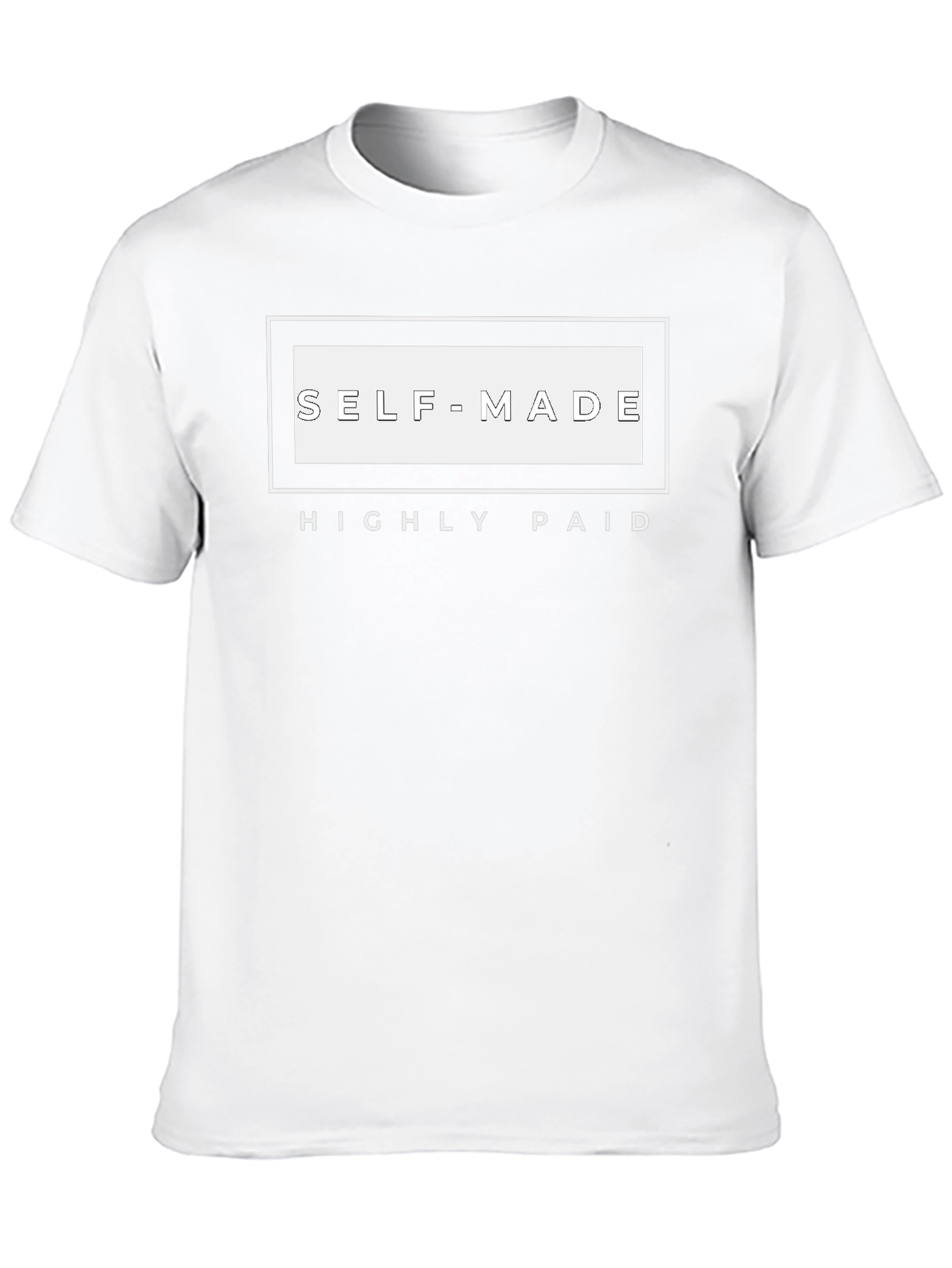 Self-Made Highly Paid Black Graphic Tee