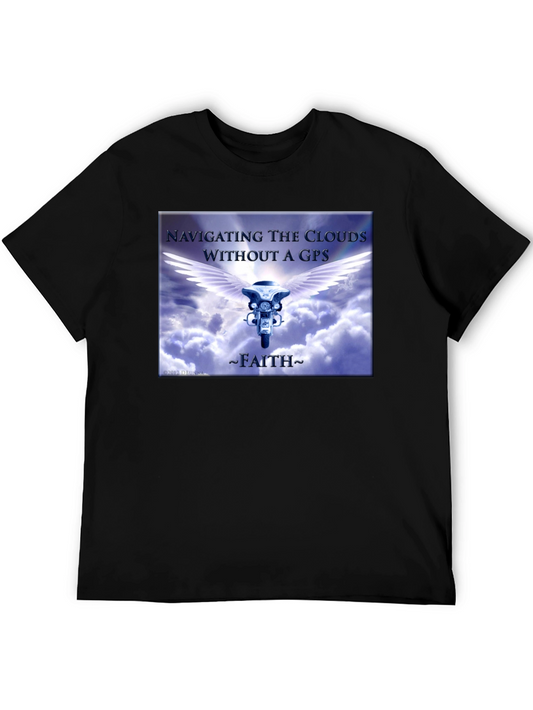Faith Motorcycle T-Shirt - Navigating Without GPS
