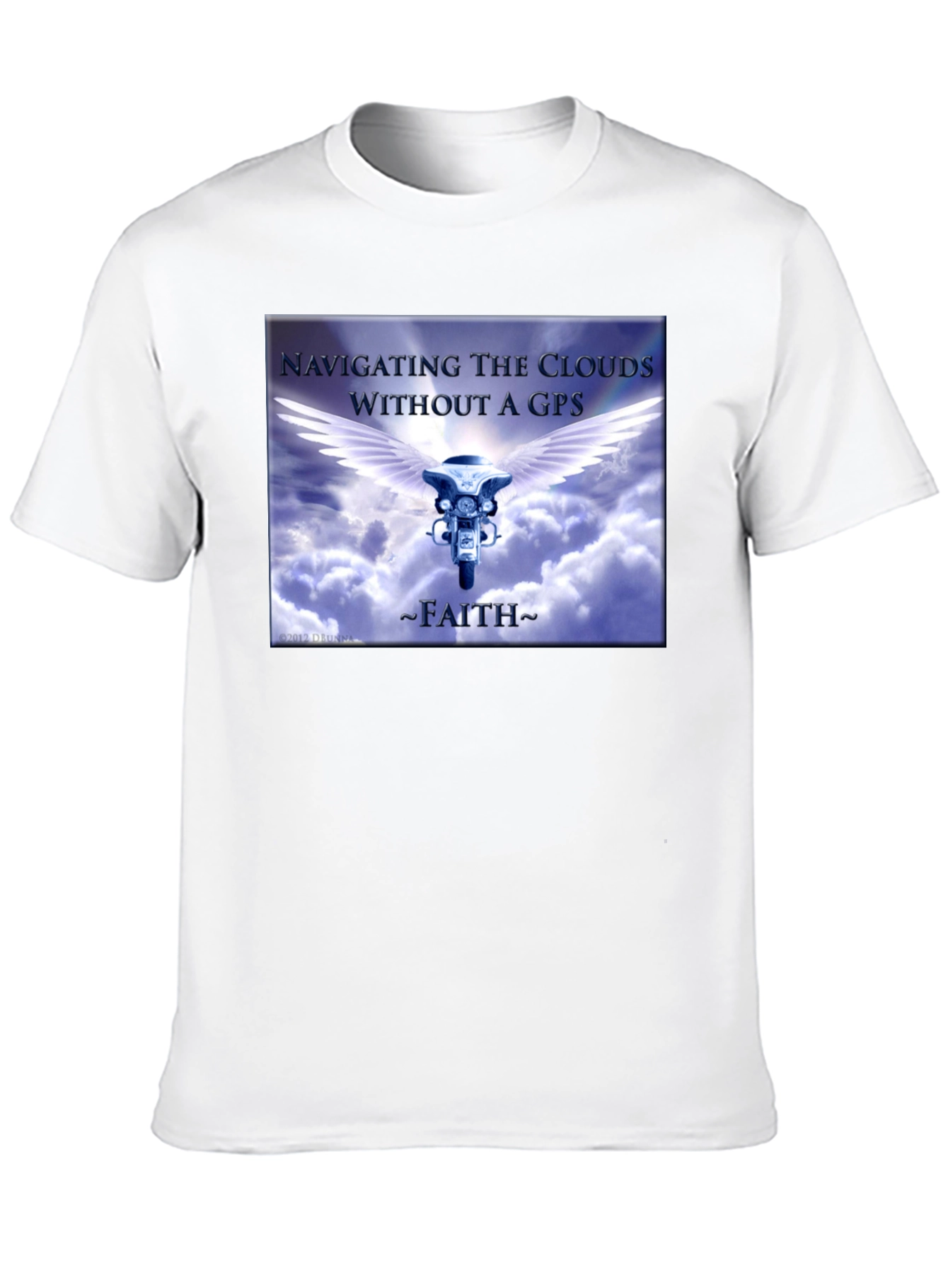 Faith Motorcycle T-Shirt - Navigating Without GPS