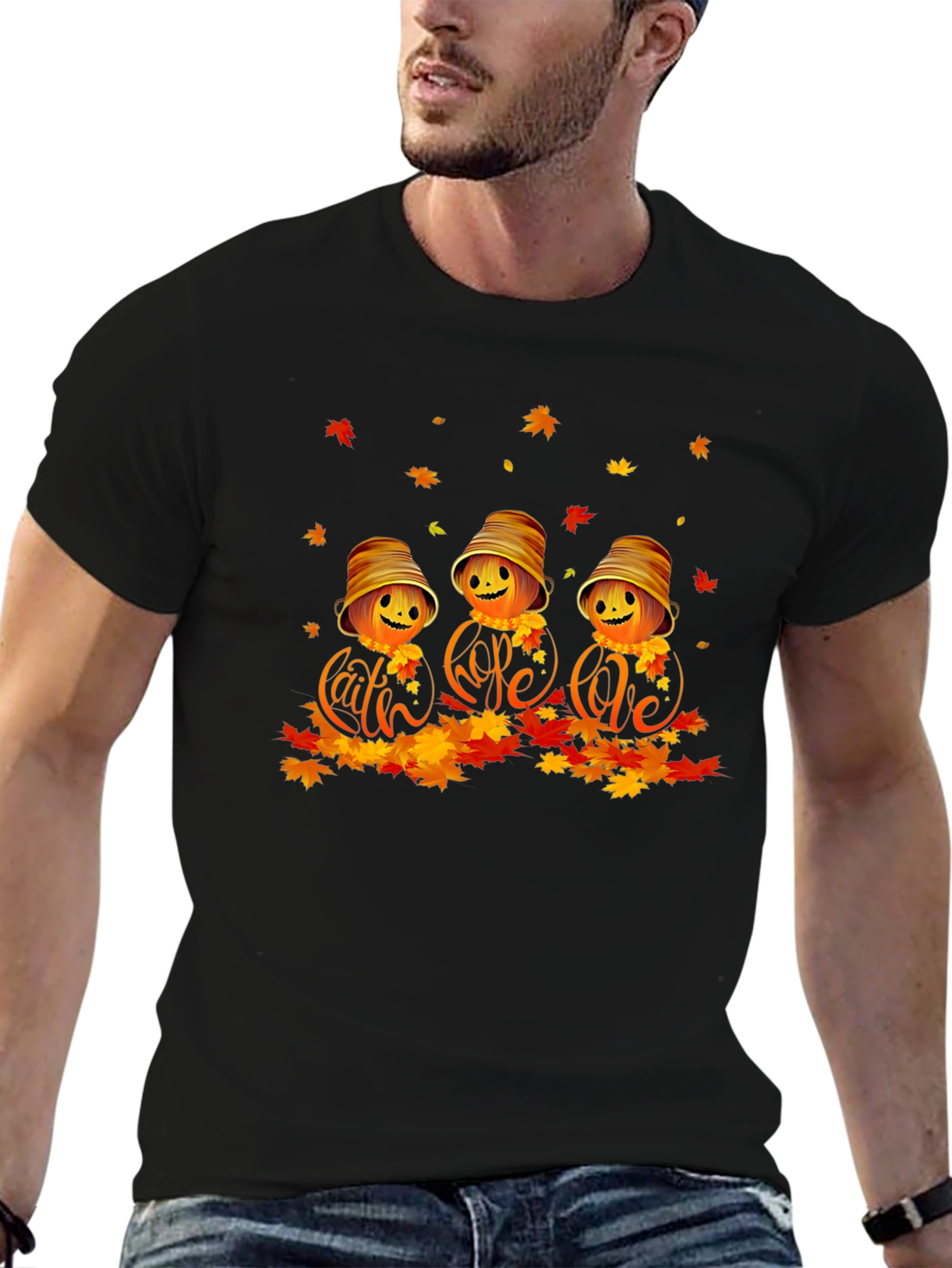 Fall Pumpkin Graphic T-Shirt
