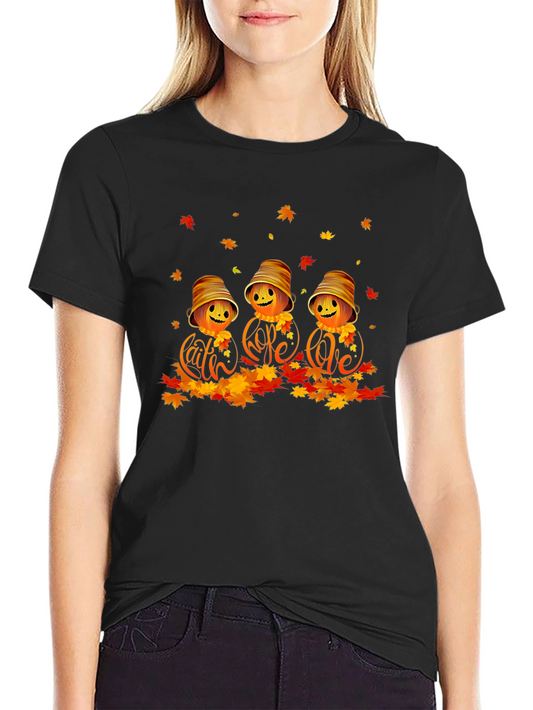 Fall Pumpkin Graphic T-Shirt