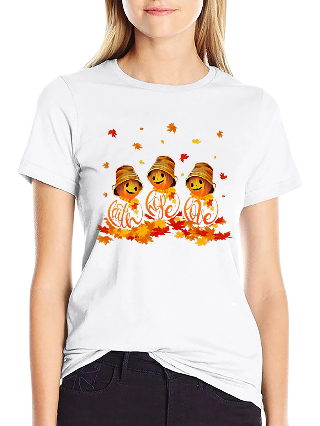 Fall Pumpkin Graphic T-Shirt