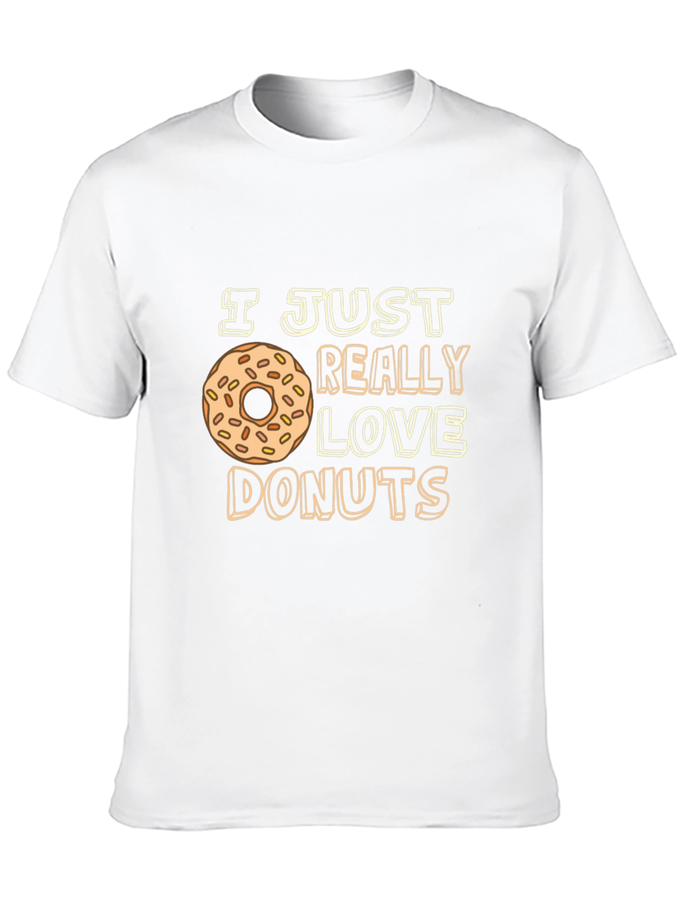 I Love Donuts Graphic T-Shirt