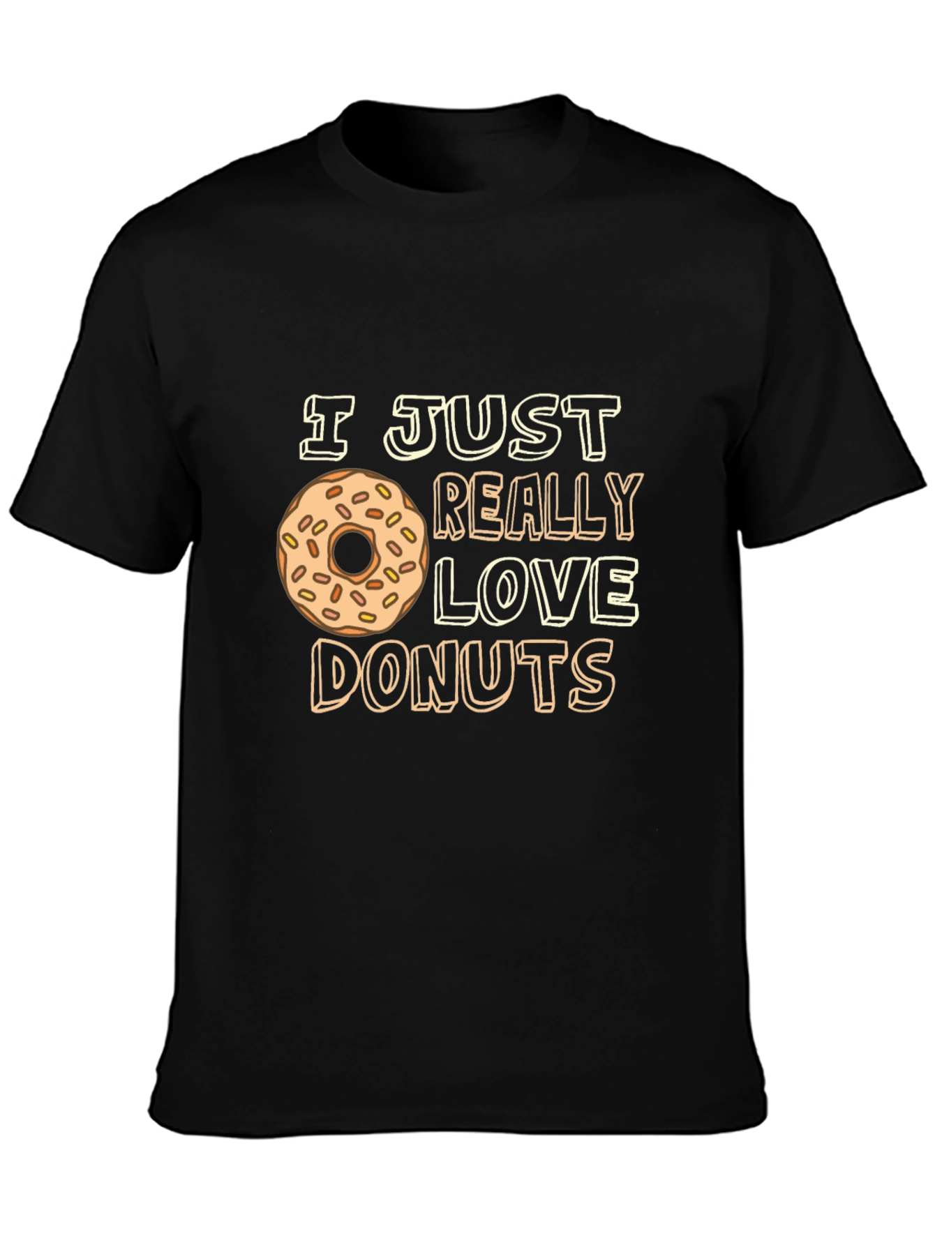 I Love Donuts Graphic T-Shirt