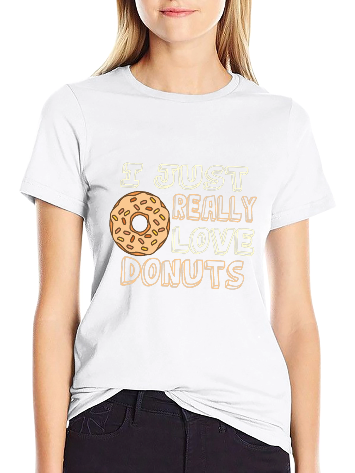 I Love Donuts Graphic T-Shirt