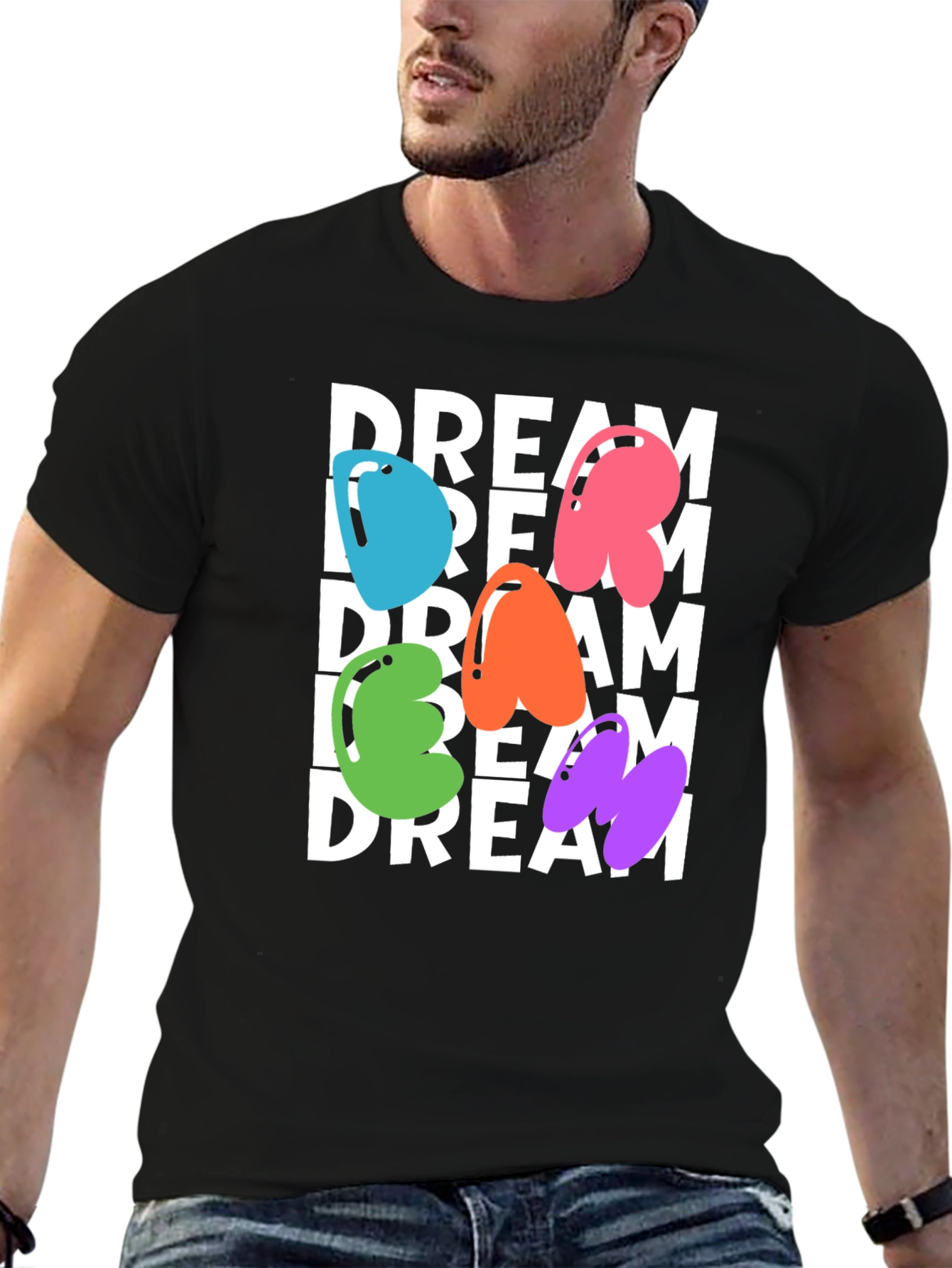 Dream Graphic Black T-Shirt