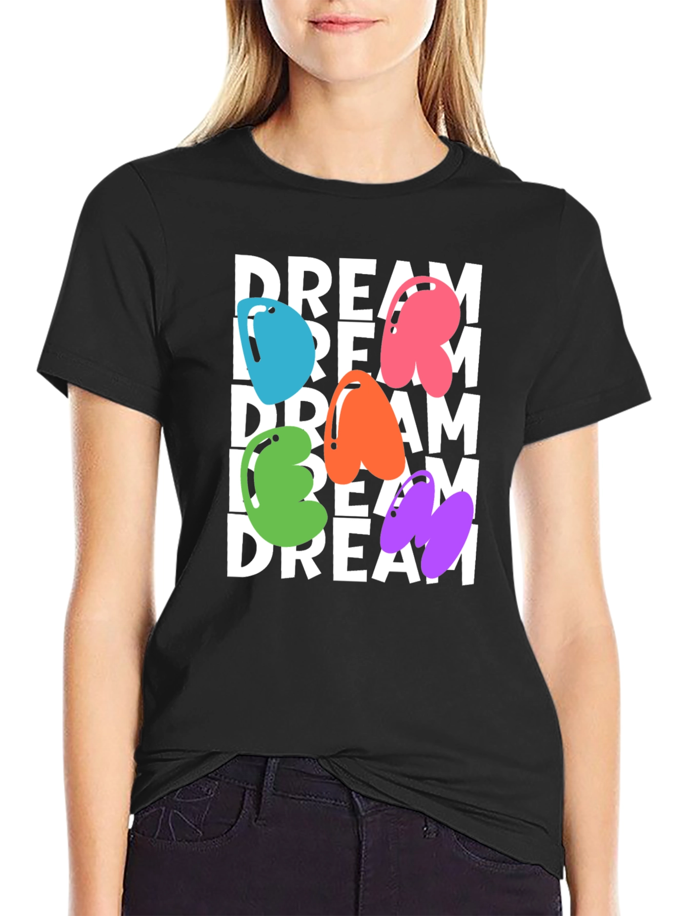 Dream Graphic Black T-Shirt