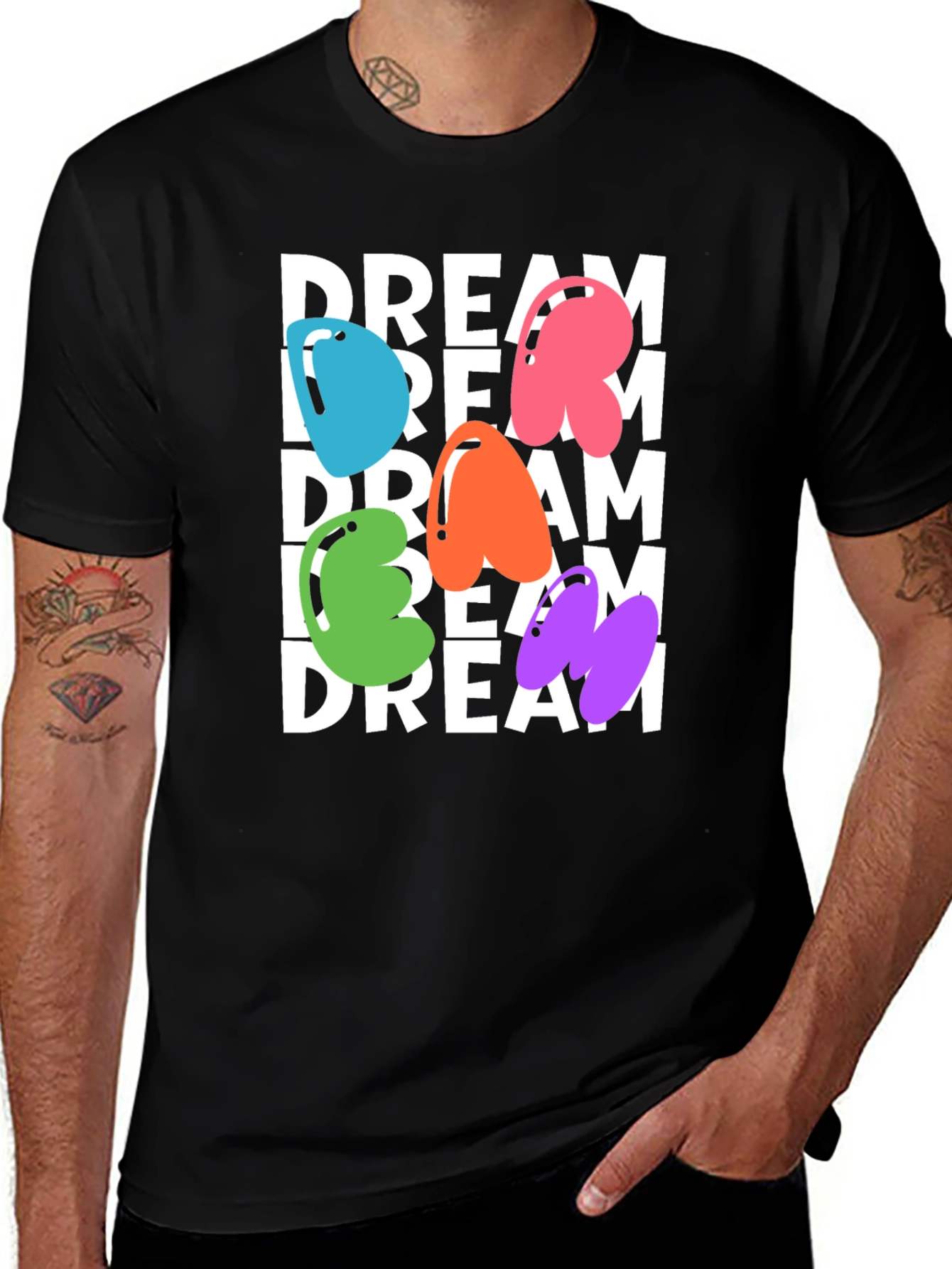 Dream Graphic Black T-Shirt