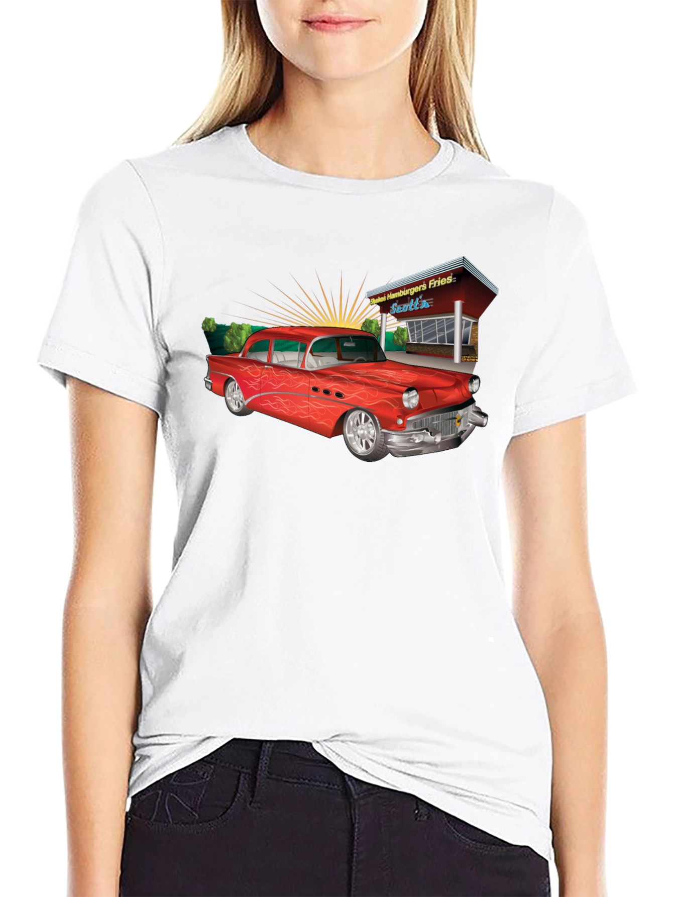 Classic Car T-Shirt - Retro Style