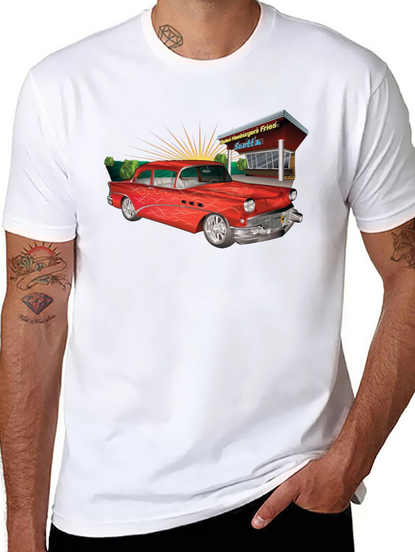 Classic Car T-Shirt - Retro Style