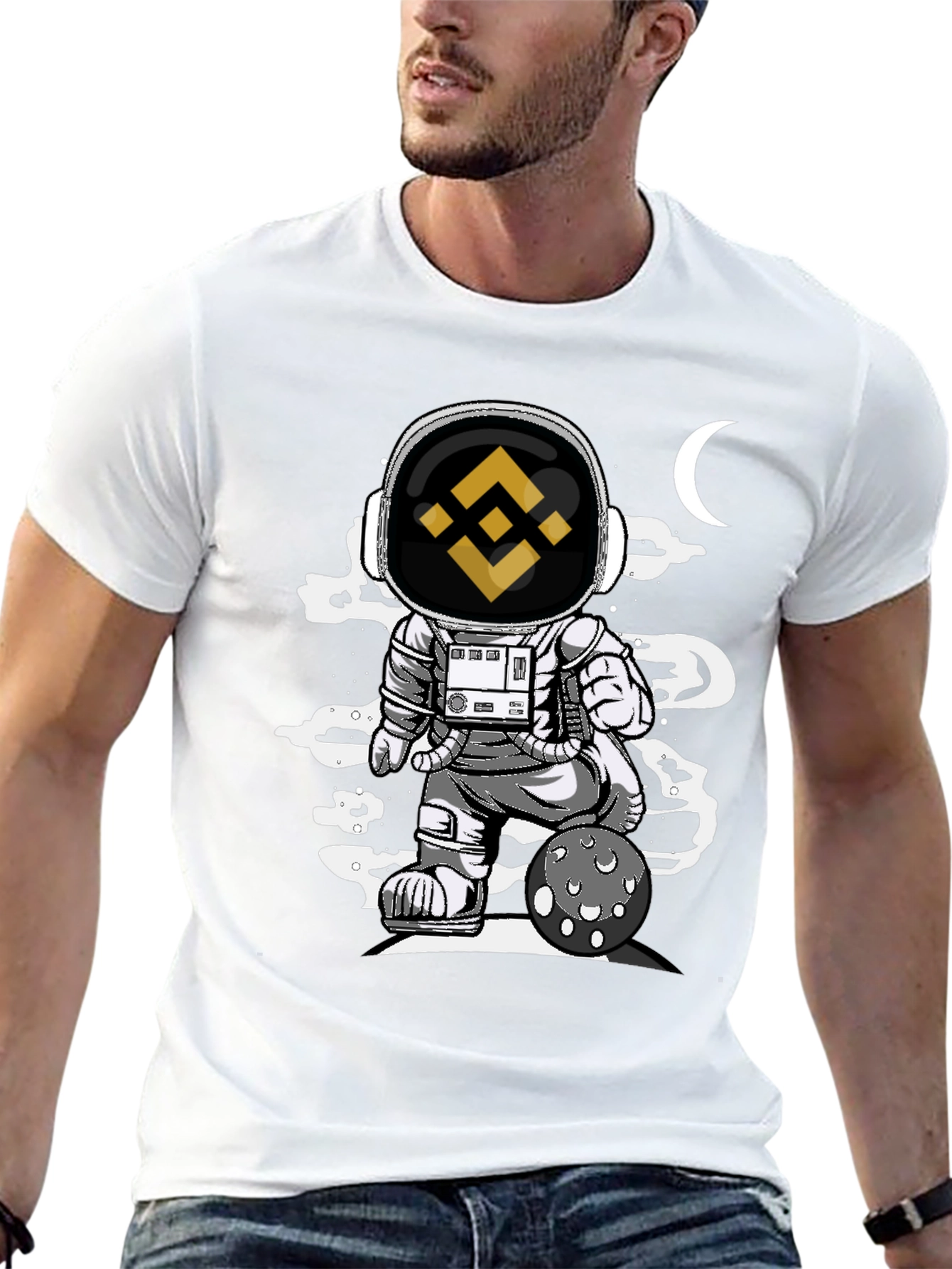 Astronaut Binance Crypto T-Shirt