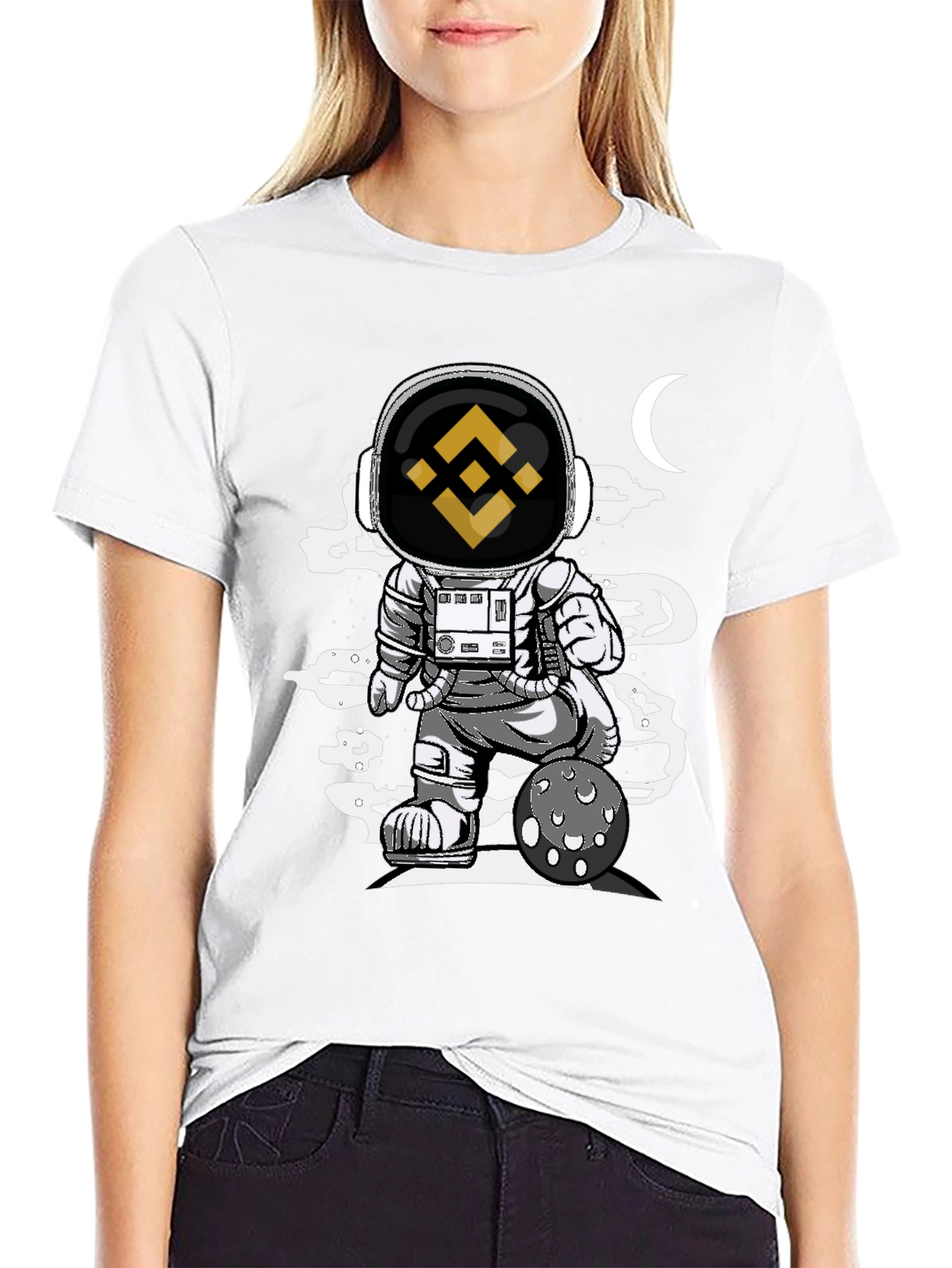 Astronaut Binance Crypto T-Shirt