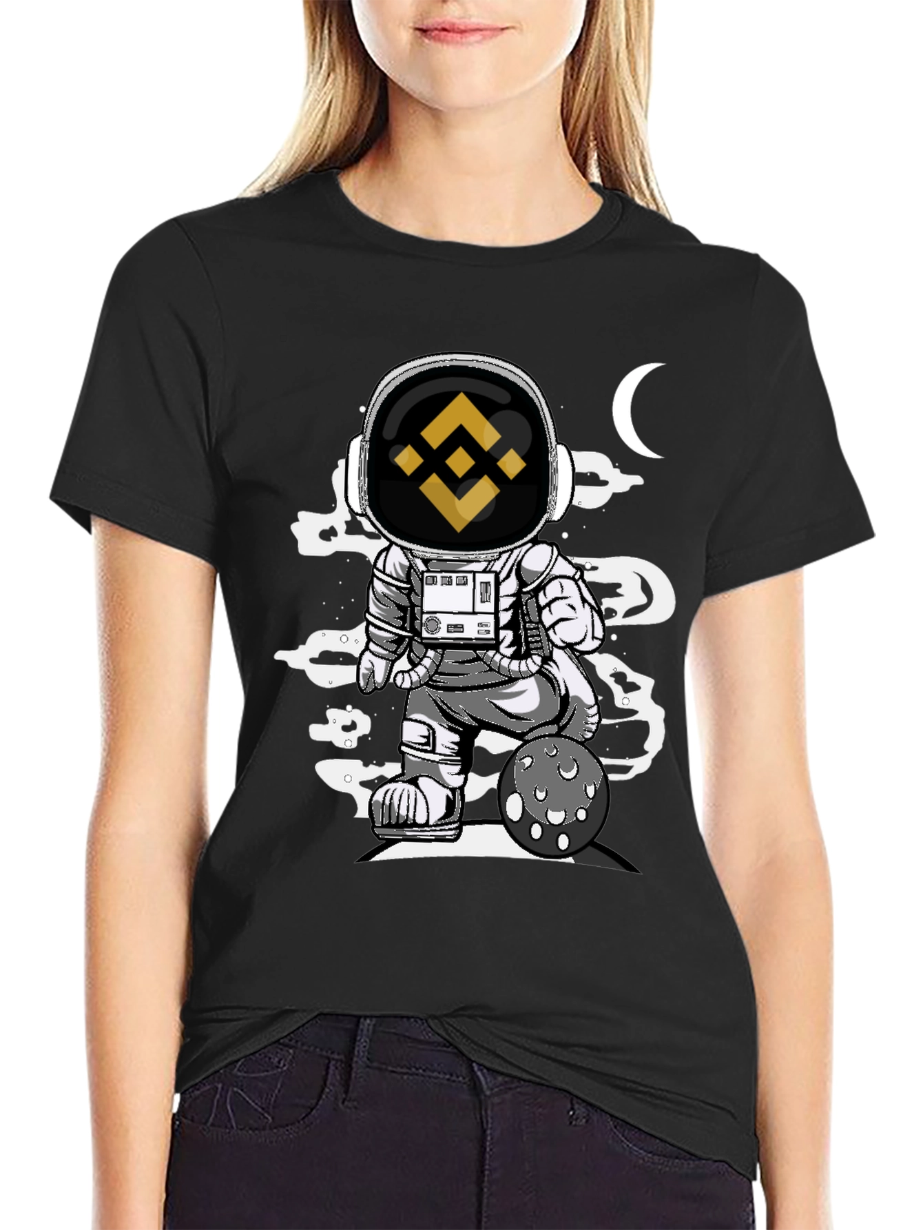 Astronaut Binance Crypto T-Shirt