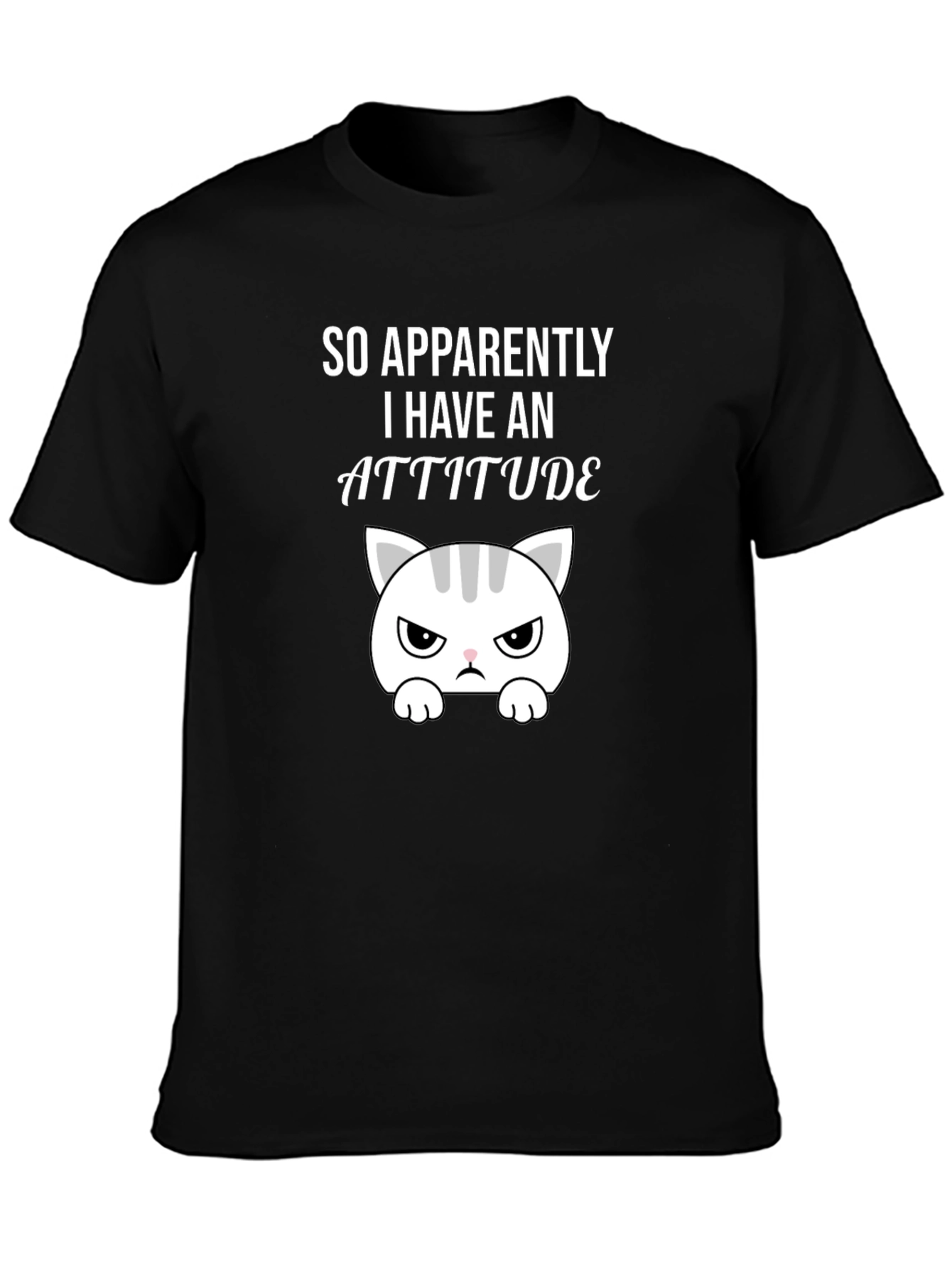 Funny Cat Attitude T-Shirt