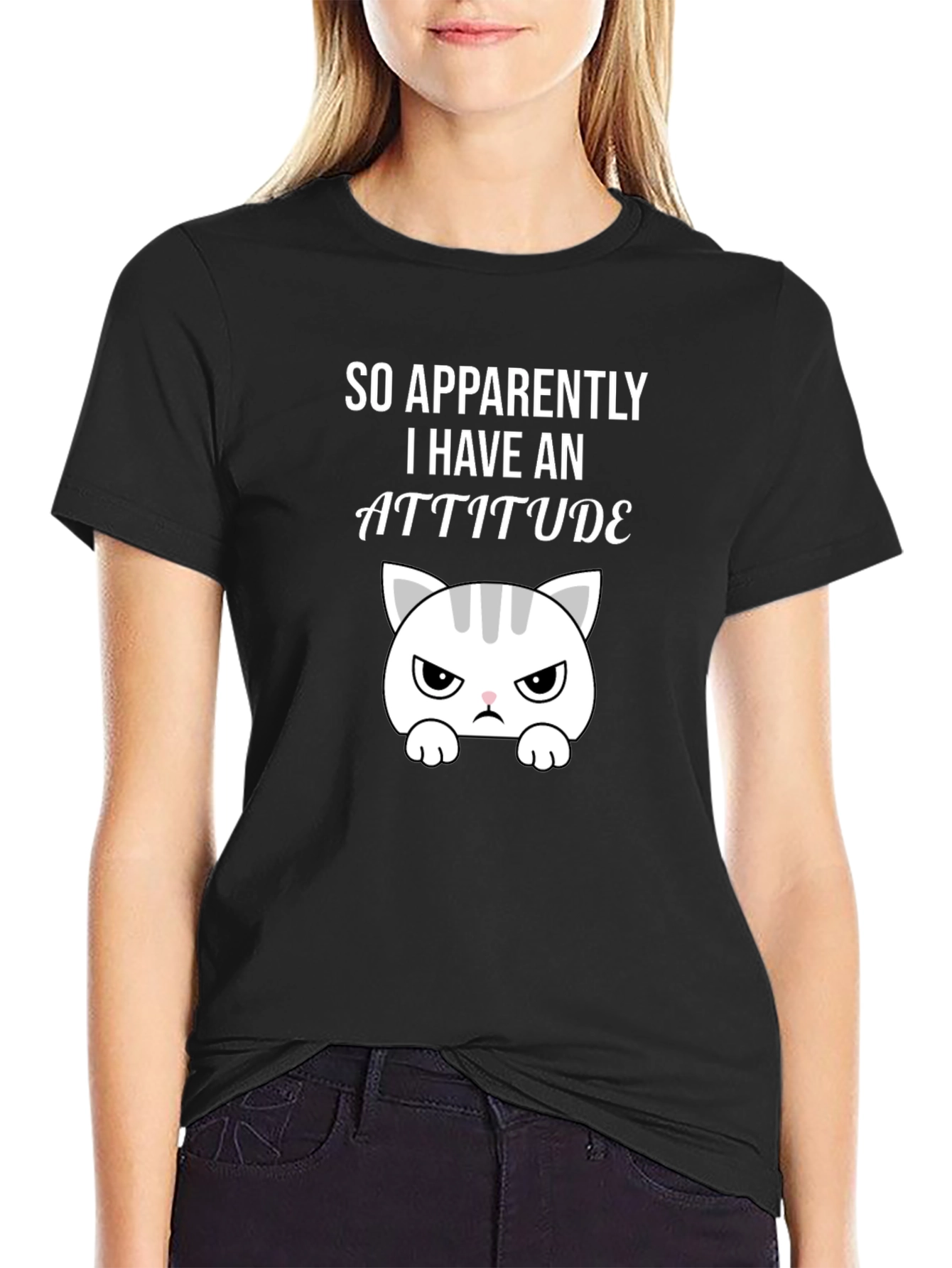 Funny Cat Attitude T-Shirt