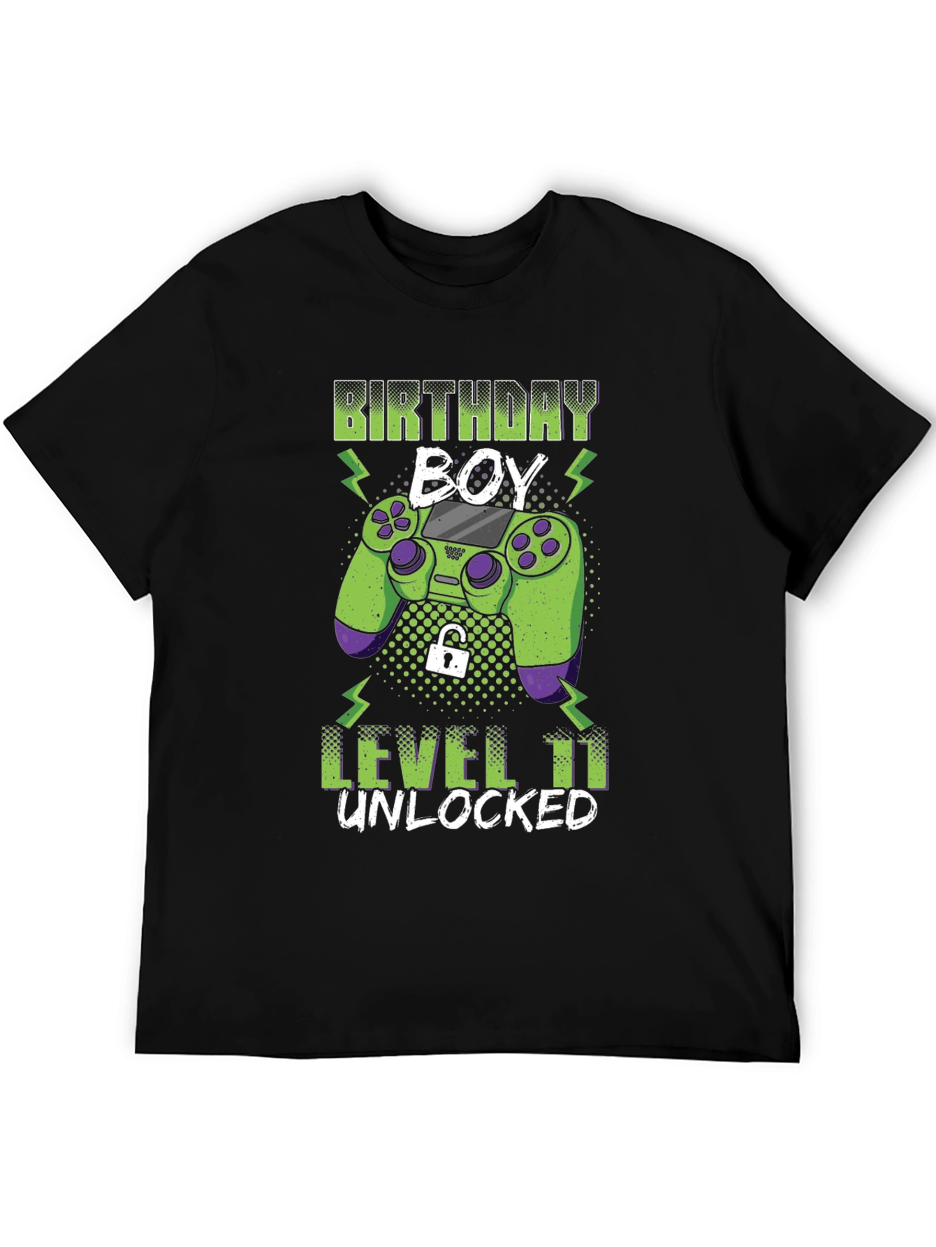 Birthday Boy Level 11 Unlocked Gaming T-Shirt