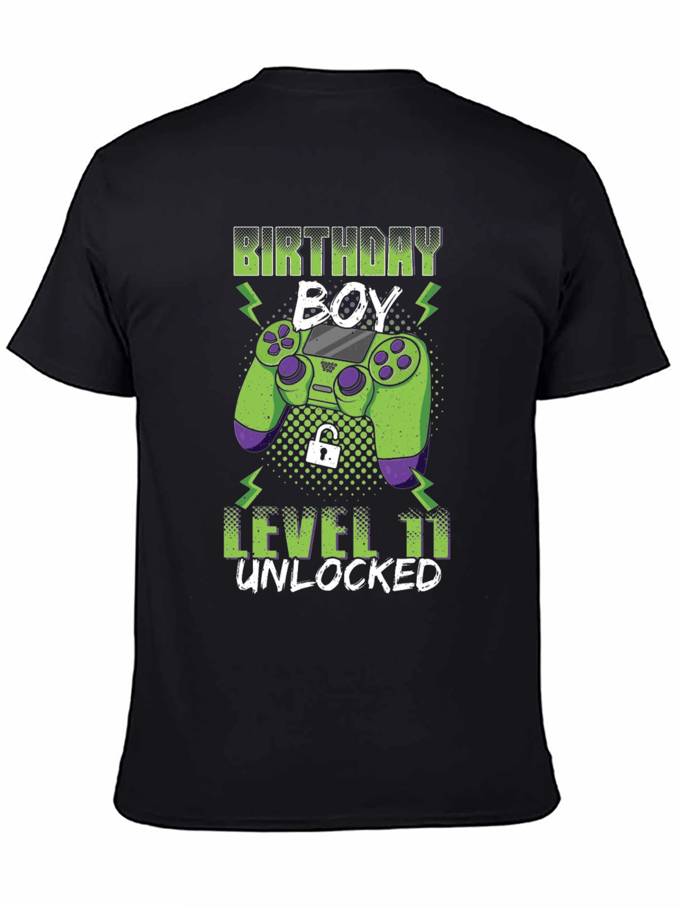 Birthday Boy Level 11 Unlocked Gaming T-Shirt