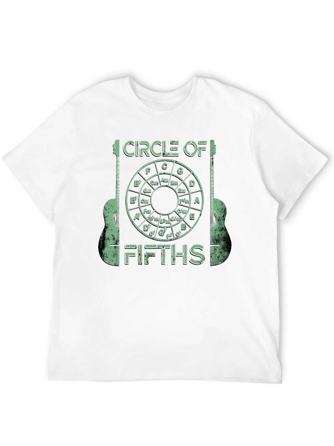 Circle of Fifths Guitarist Graphic Tee