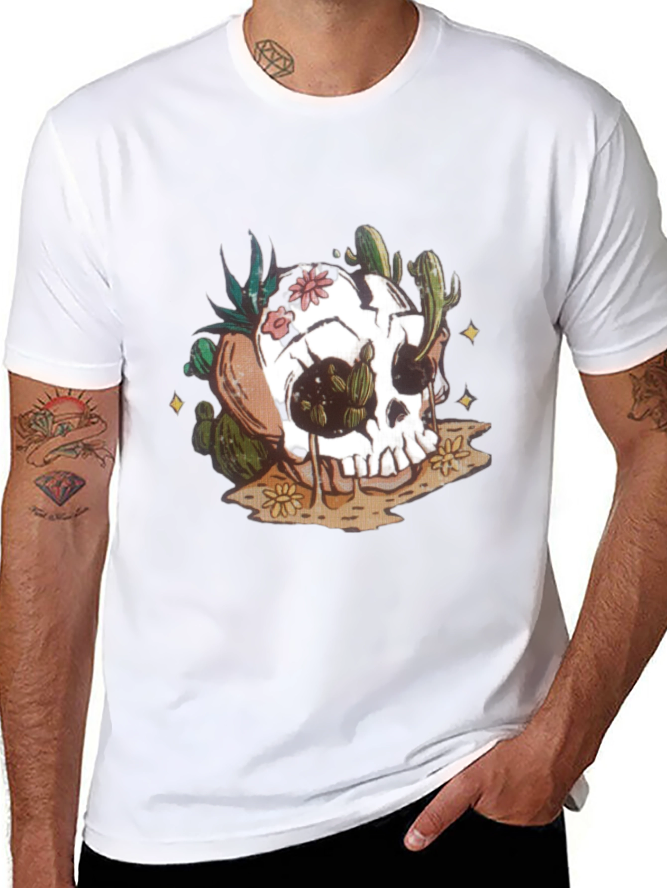 Skull & Cactus Graphic Tee