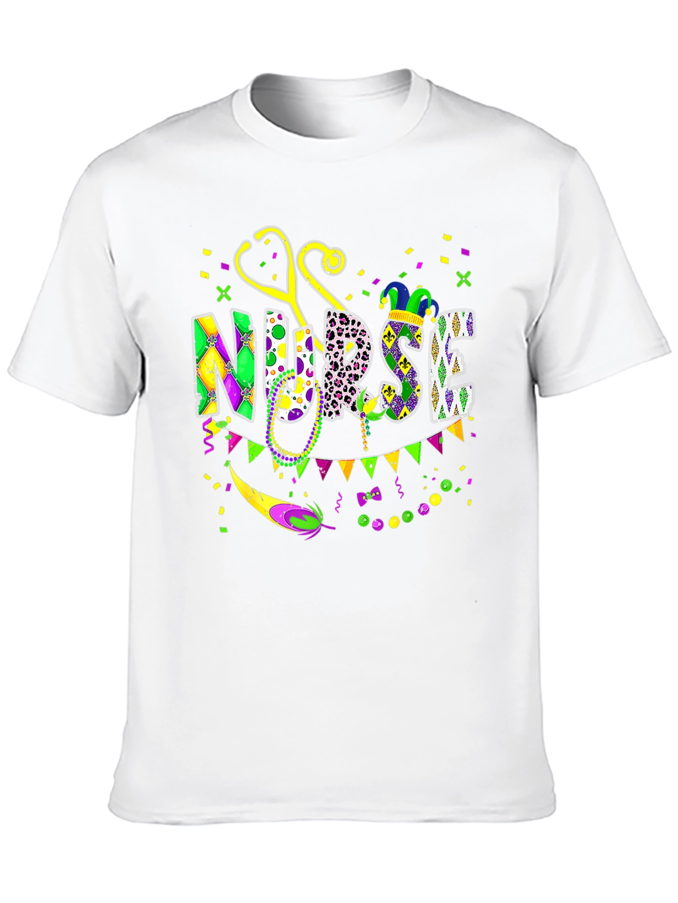 Mardi Gras Nurse T-Shirt