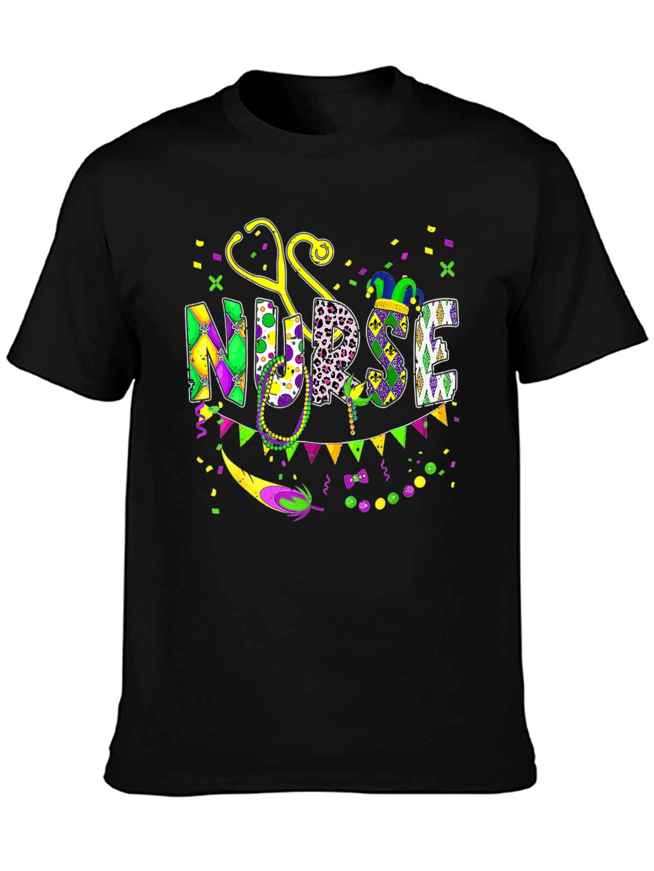 Mardi Gras Nurse T-Shirt