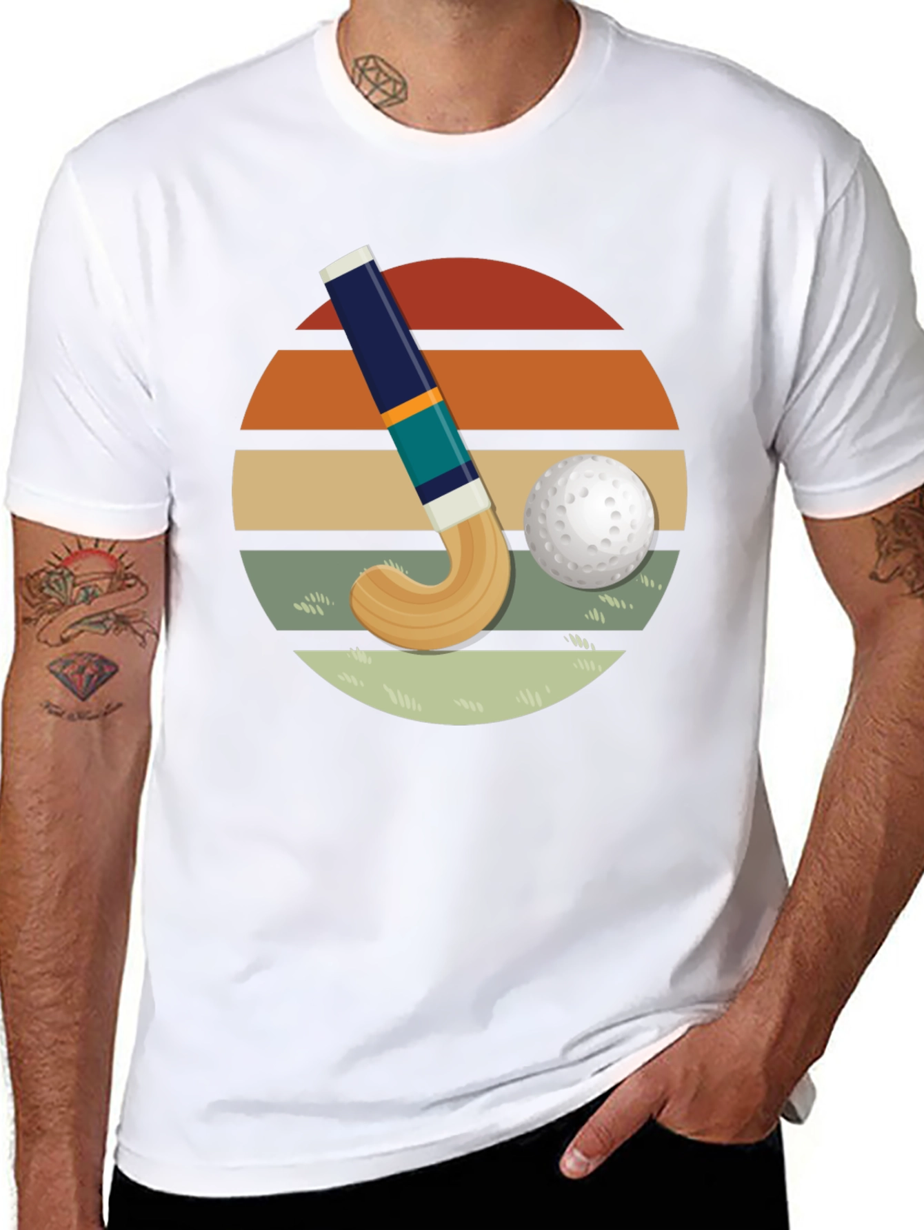 Retro Field Hockey T-Shirt
