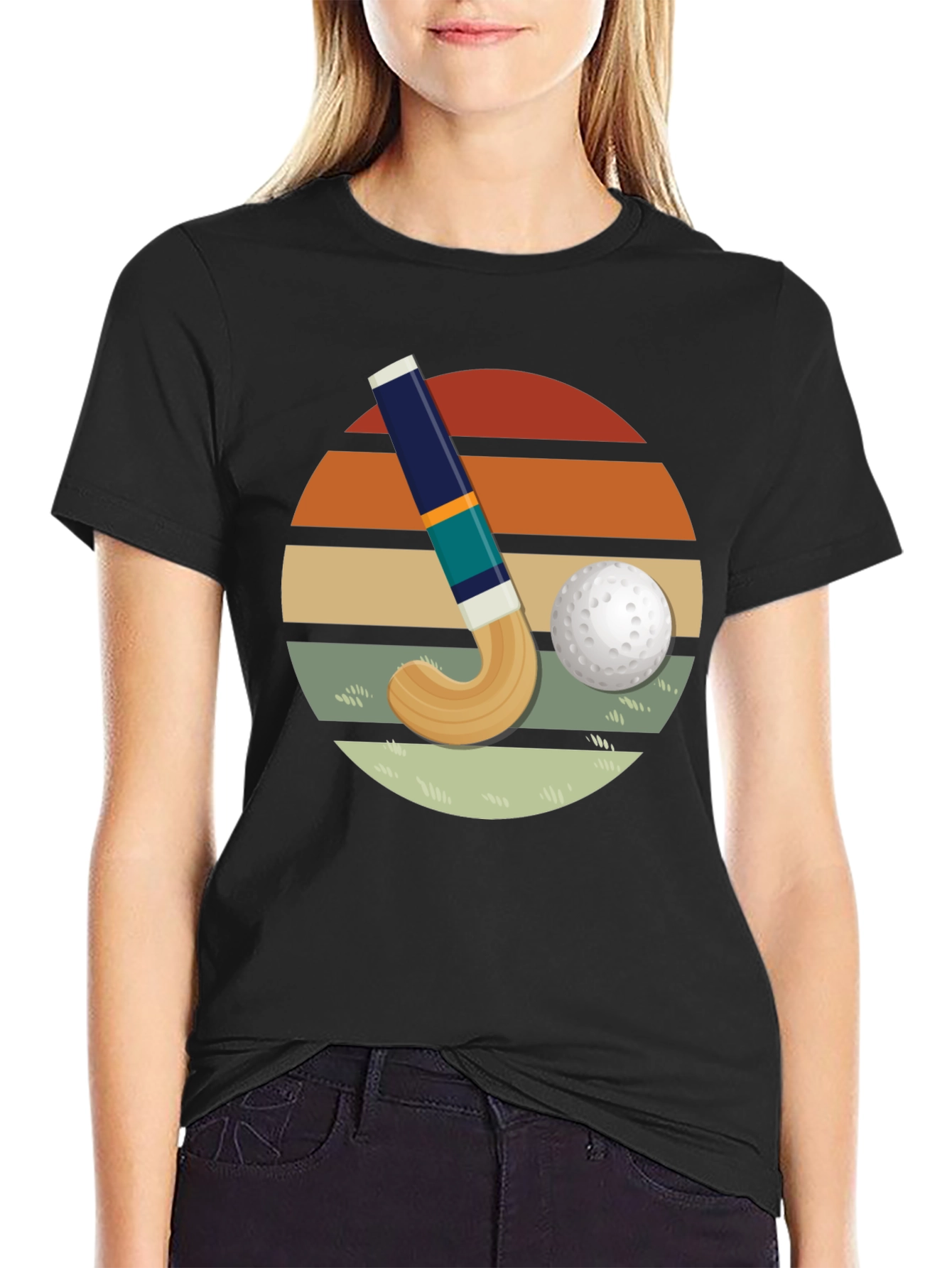 Retro Field Hockey T-Shirt