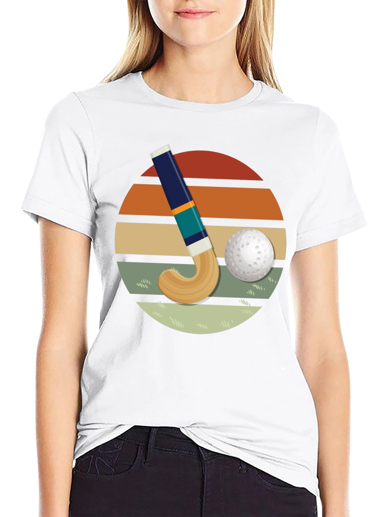 Retro Field Hockey T-Shirt