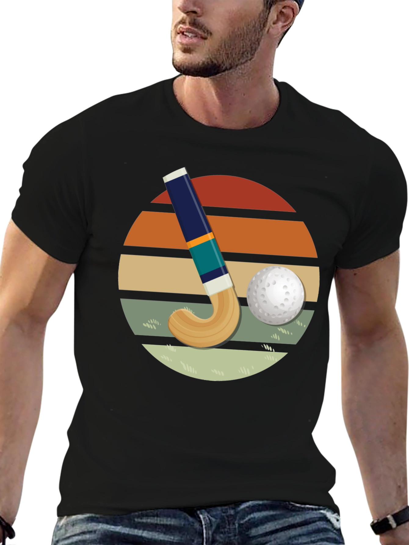 Retro Field Hockey T-Shirt