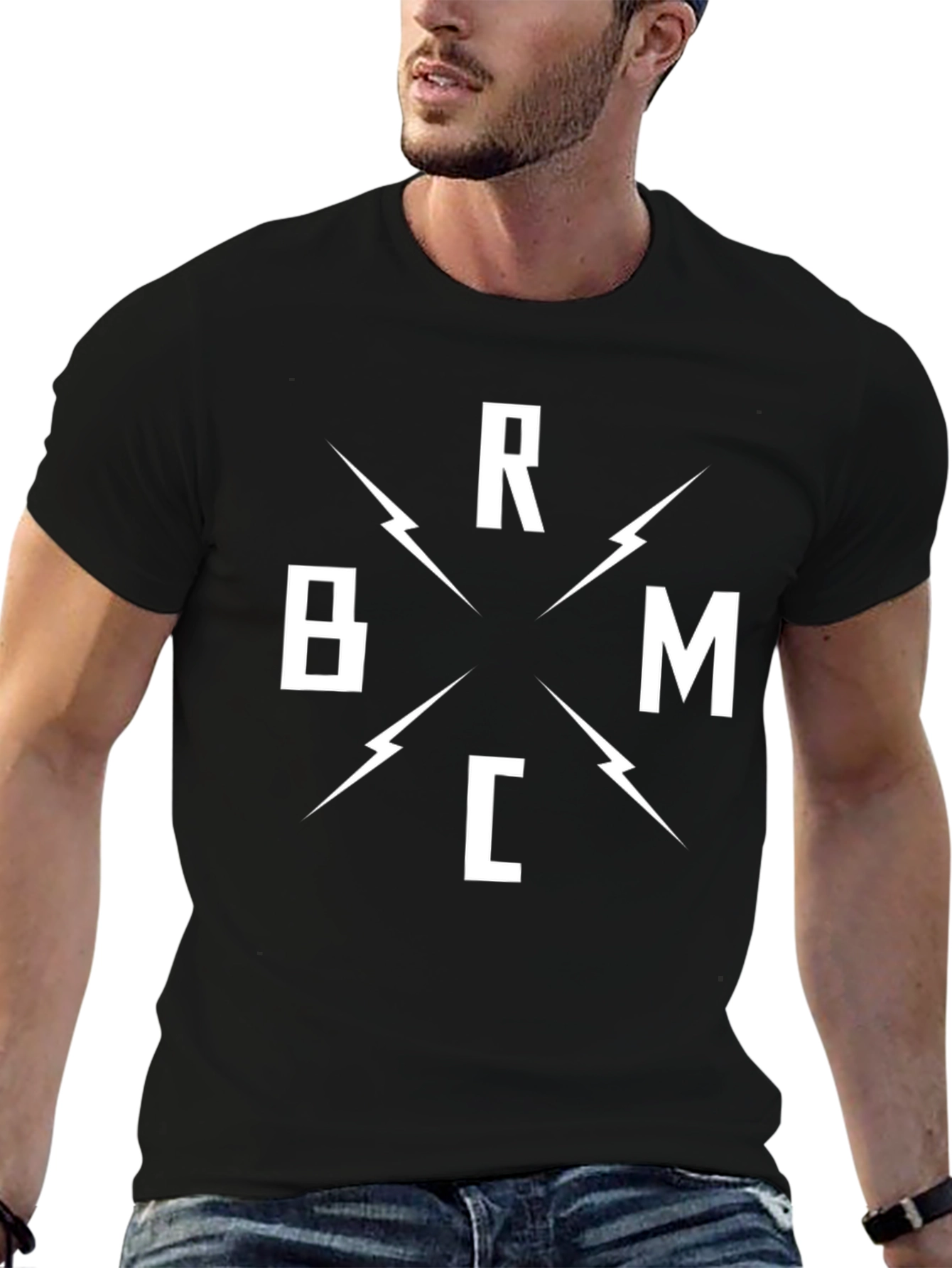 BMRC Lightning Bolt Graphic Tee - Black