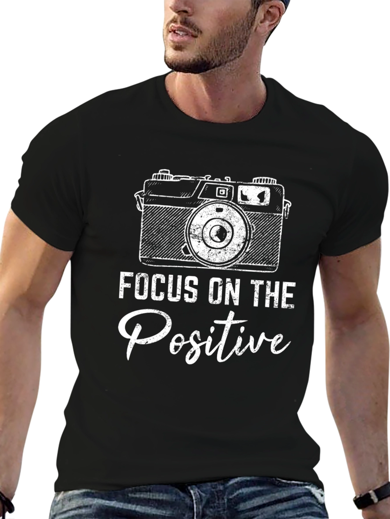 Focus on the Positive Camera Graphic Tee