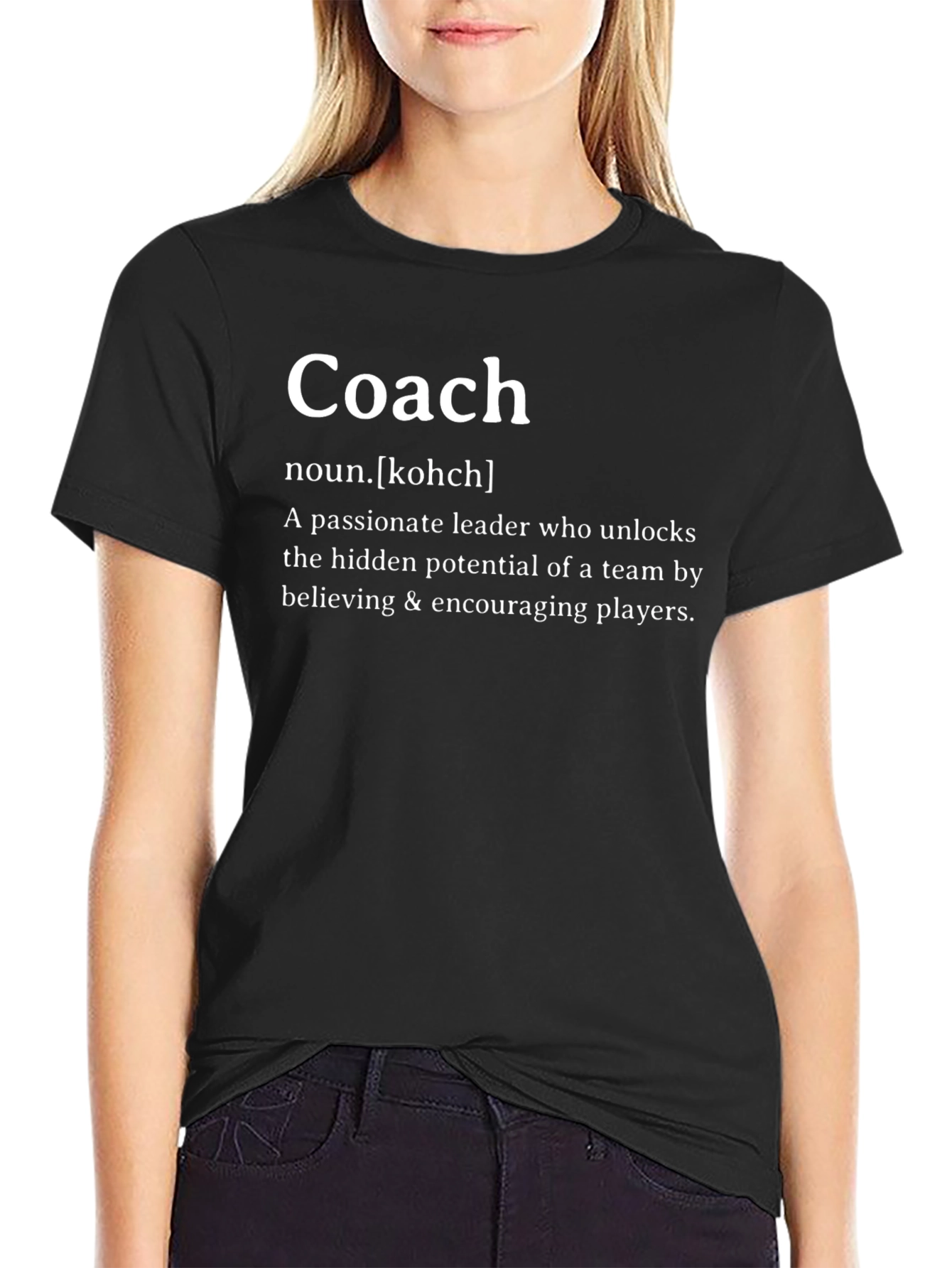 Coach Definition T-Shirt Leadership Tee