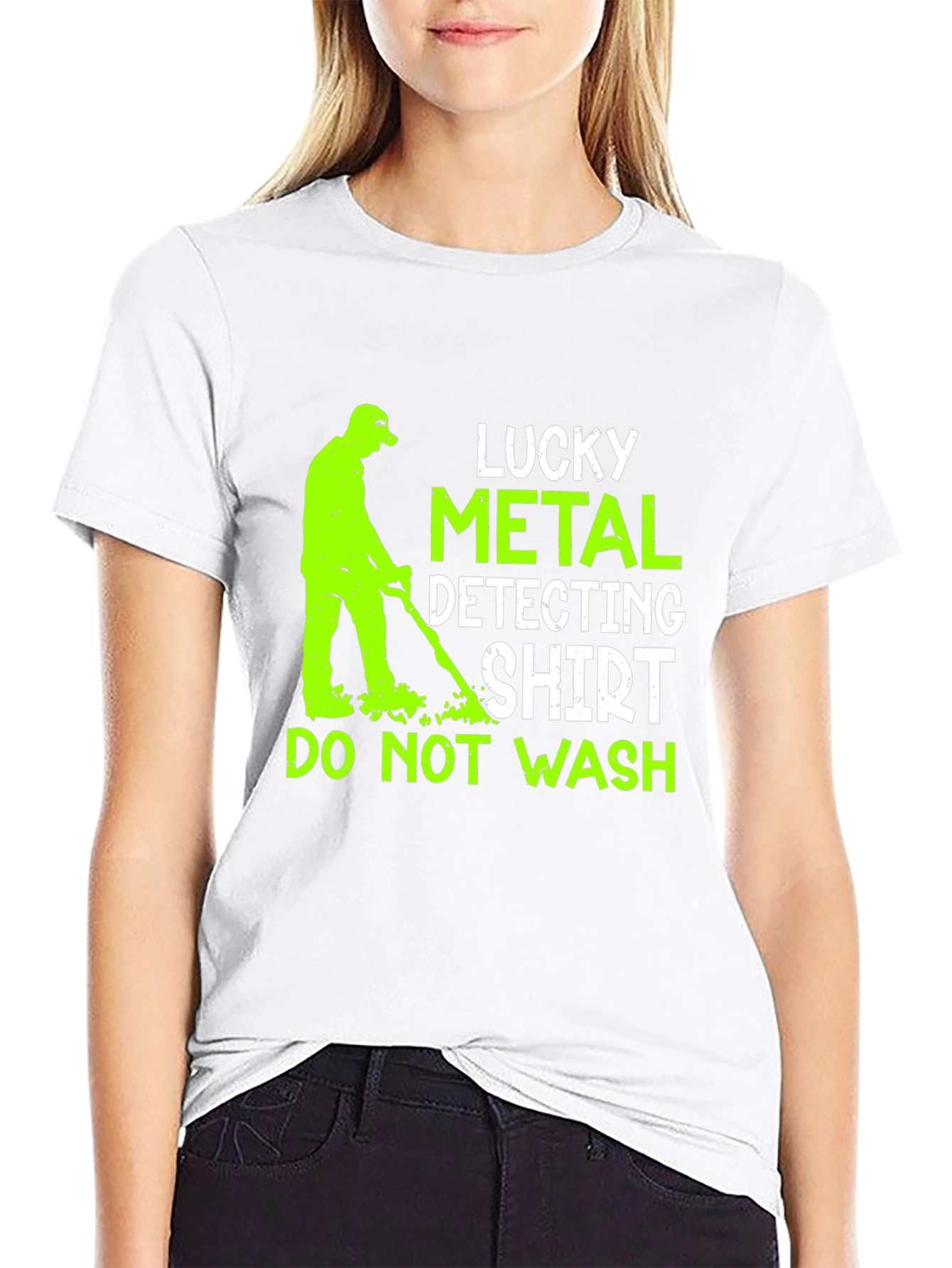 Lucky Metal Detecting Shirt - Novelty Hobby Tee