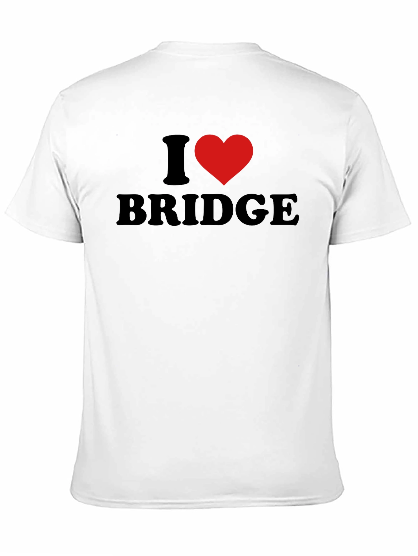 I Heart Bridge T-Shirt - Black Cotton Tee