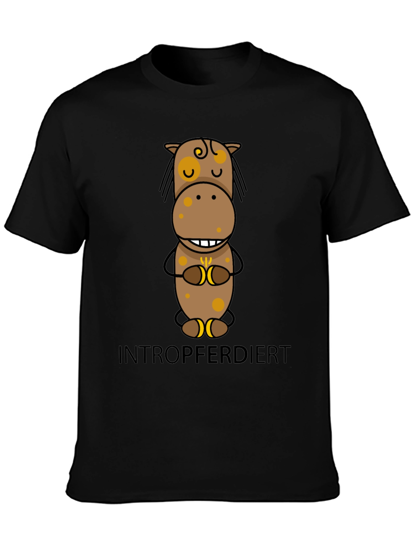 Introverted Horse T-Shirt - Funny Graphic Tee