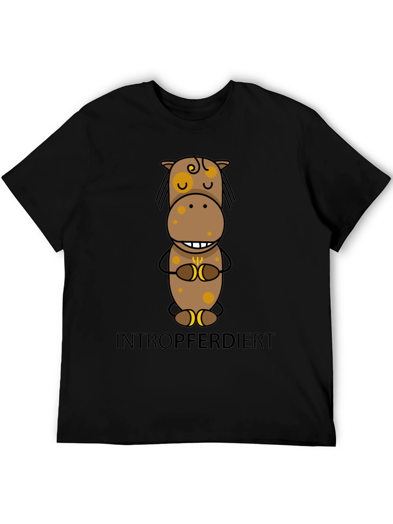 Introverted Horse T-Shirt - Funny Graphic Tee