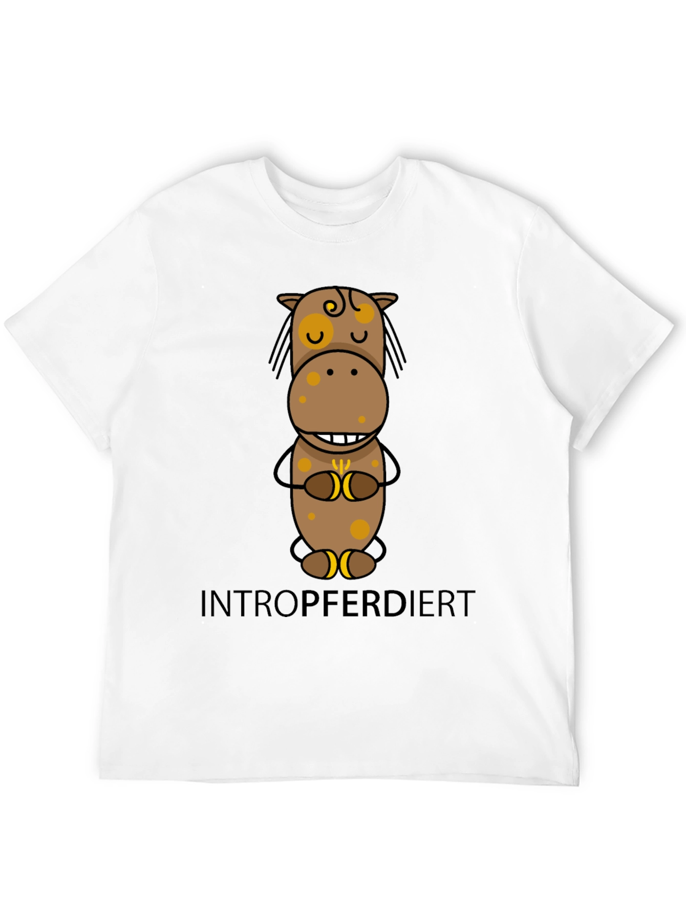Introverted Horse T-Shirt - Funny Graphic Tee